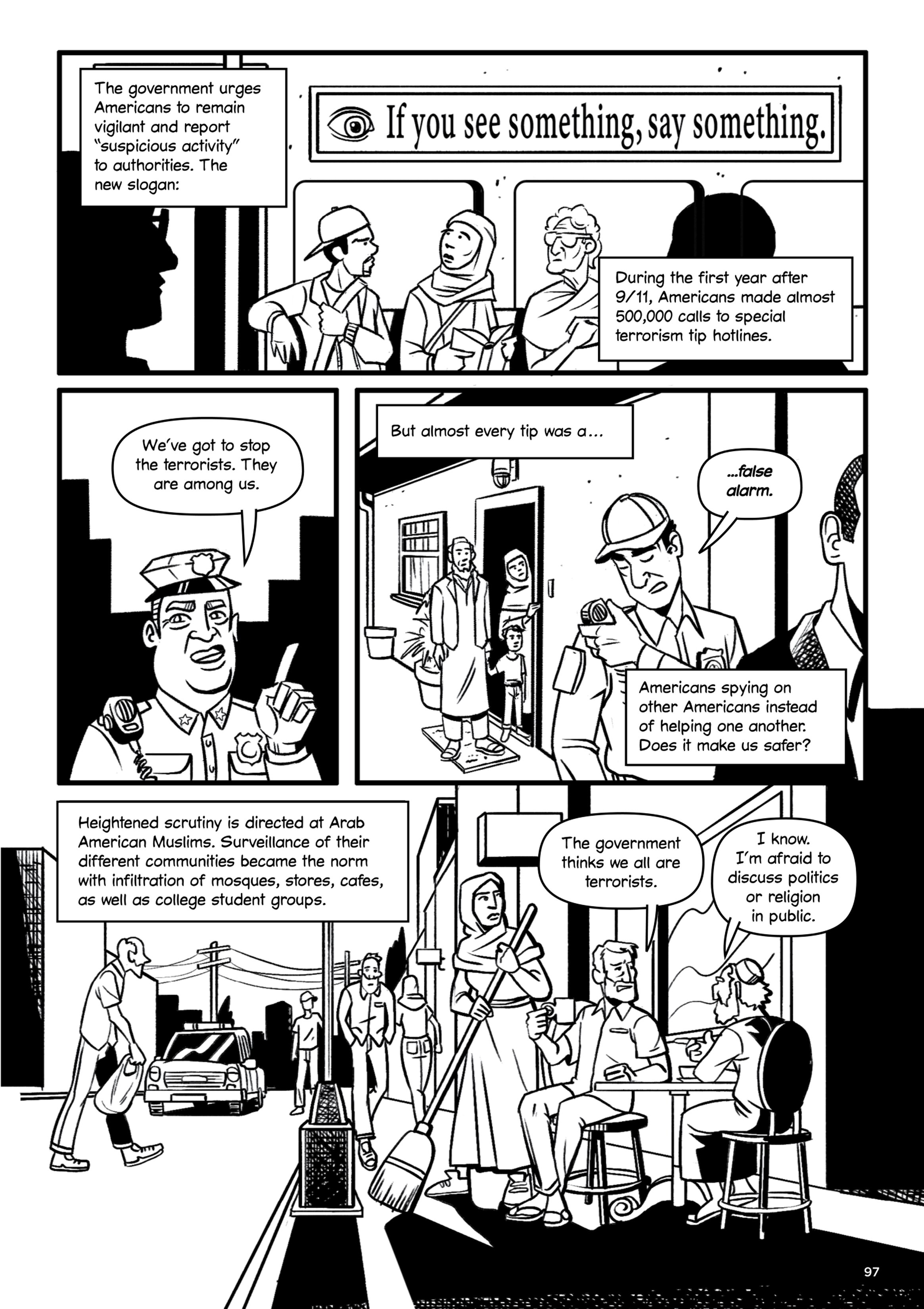 Read online The Machine Never Blinks: A Graphic History of Spying and Surveillance comic -  Issue # TPB - 107