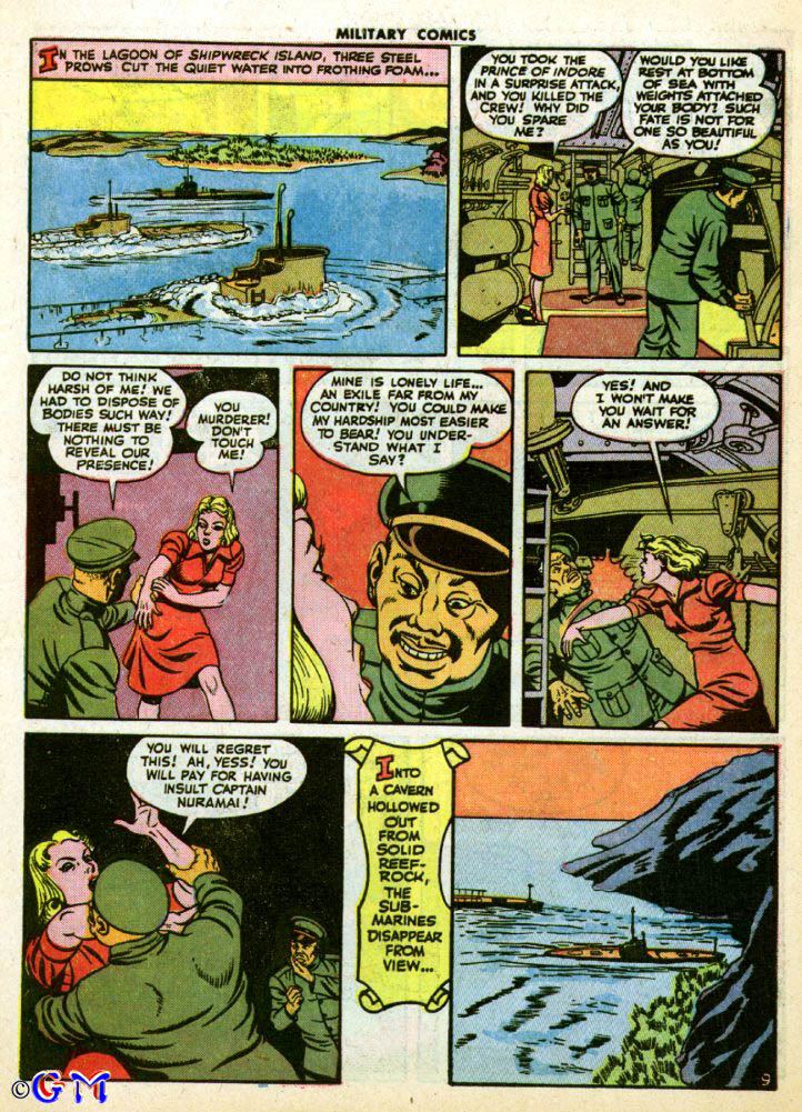 Read online Military Comics comic -  Issue #35 - 11
