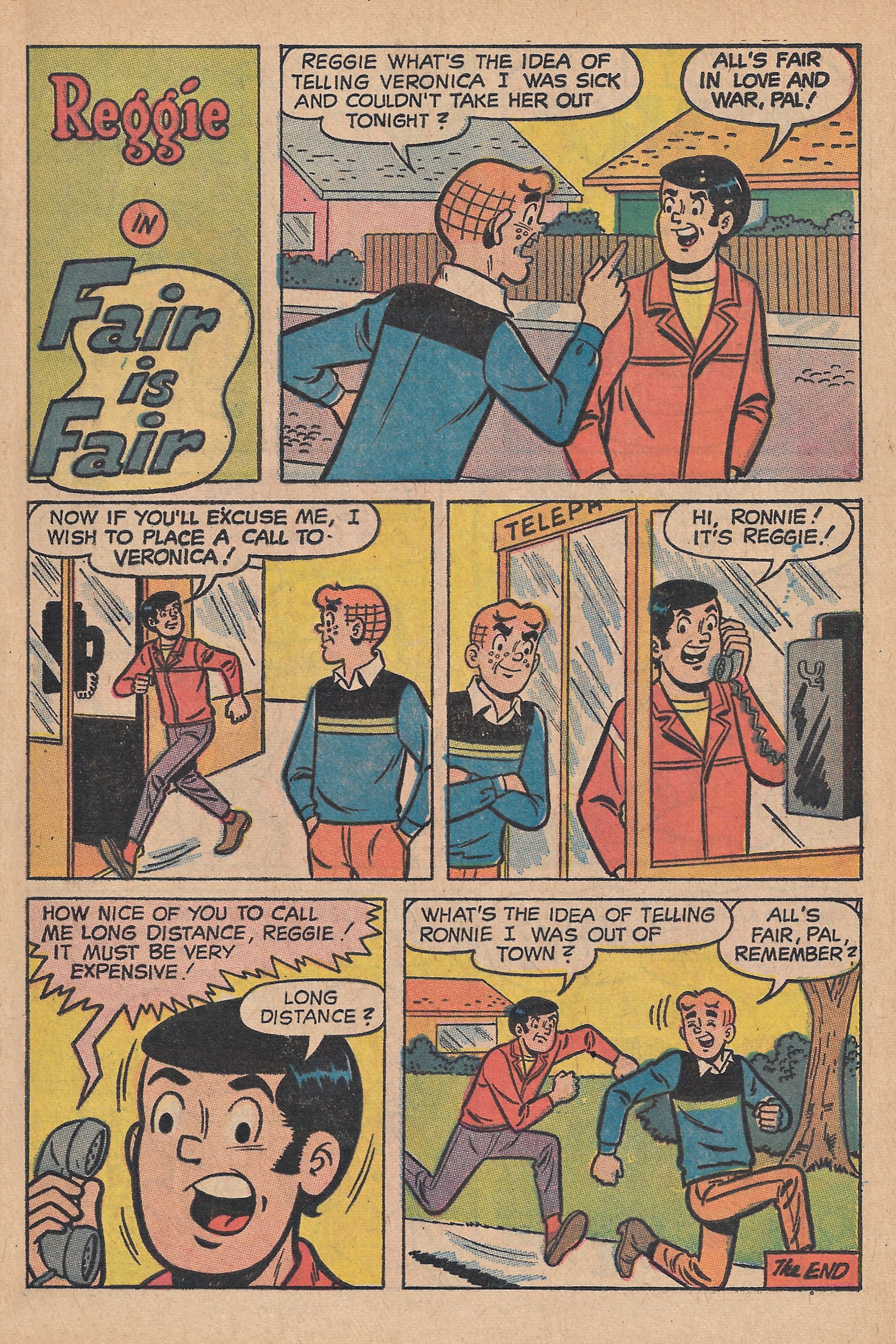 Read online Reggie's Wise Guy Jokes comic -  Issue #6 - 23