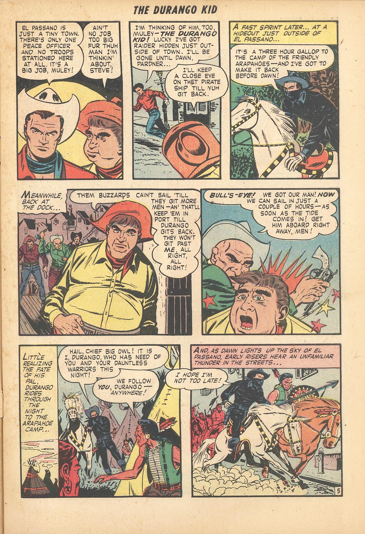 Read online Charles Starrett as The Durango Kid comic -  Issue #10 - 7