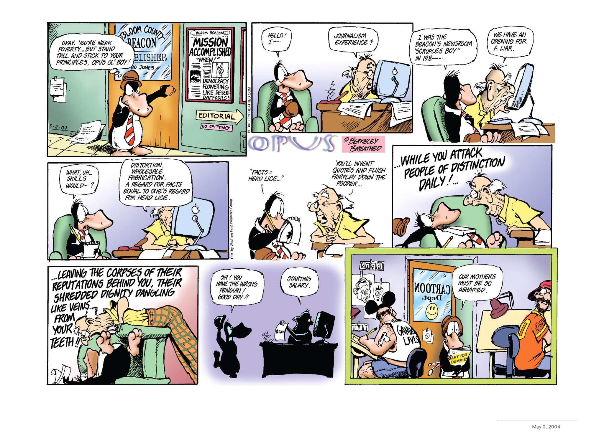 Read online Opus Complete Sunday Strips From 2003-2008 comic -  Issue # TPB (Part 1) - 30