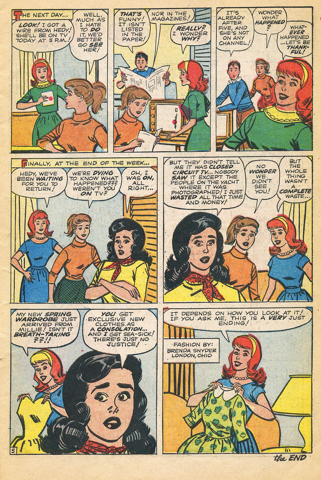 Read online Patsy and Hedy comic -  Issue #82 - 7