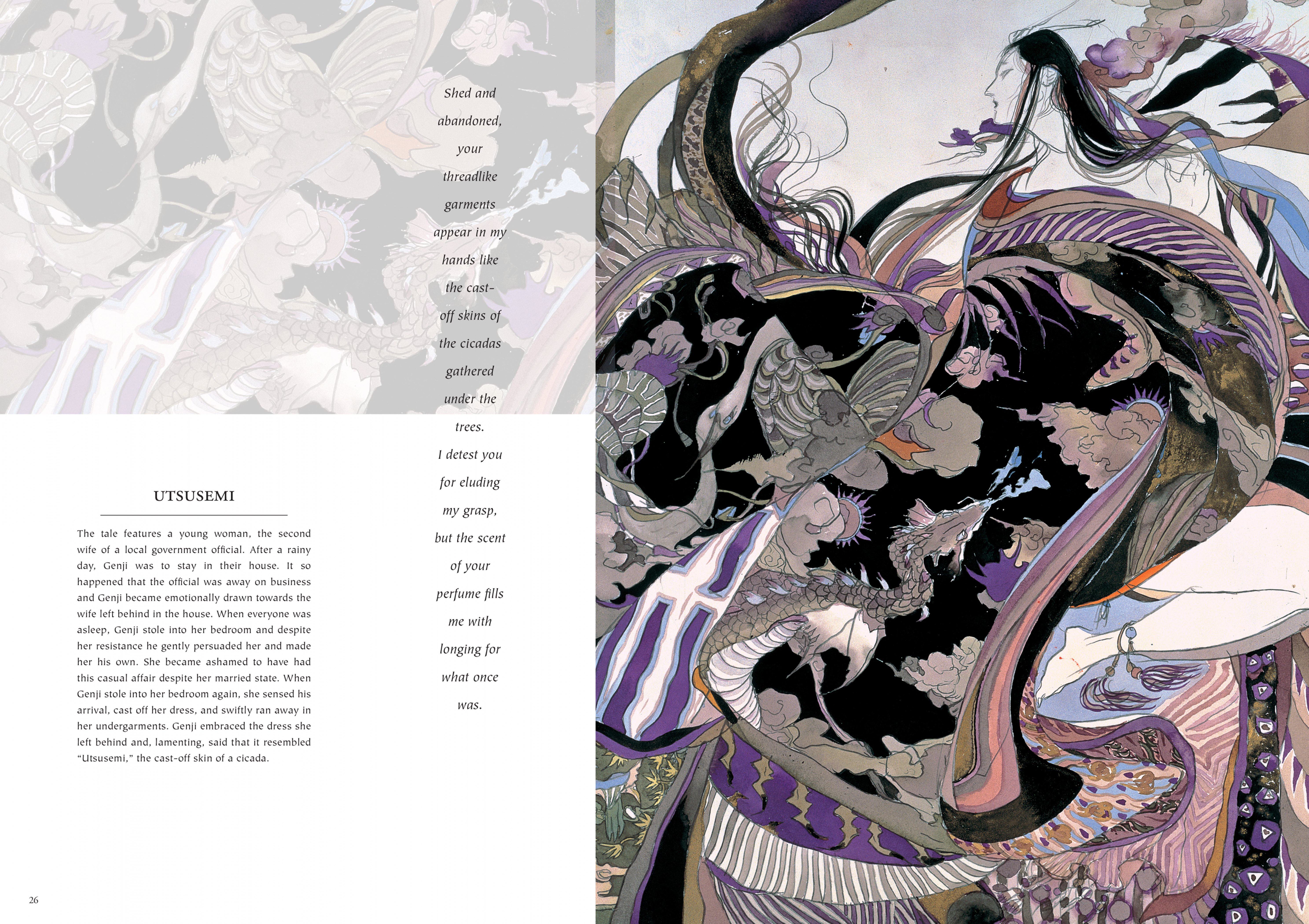Read online Elegant Spirits: Amano's Tale of Genji and Fairies comic -  Issue # TPB - 19