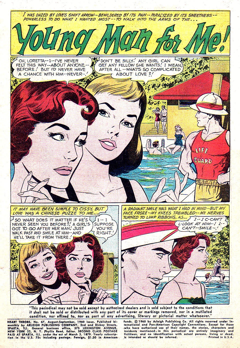 Read online Heart Throbs comic -  Issue #67 - 3