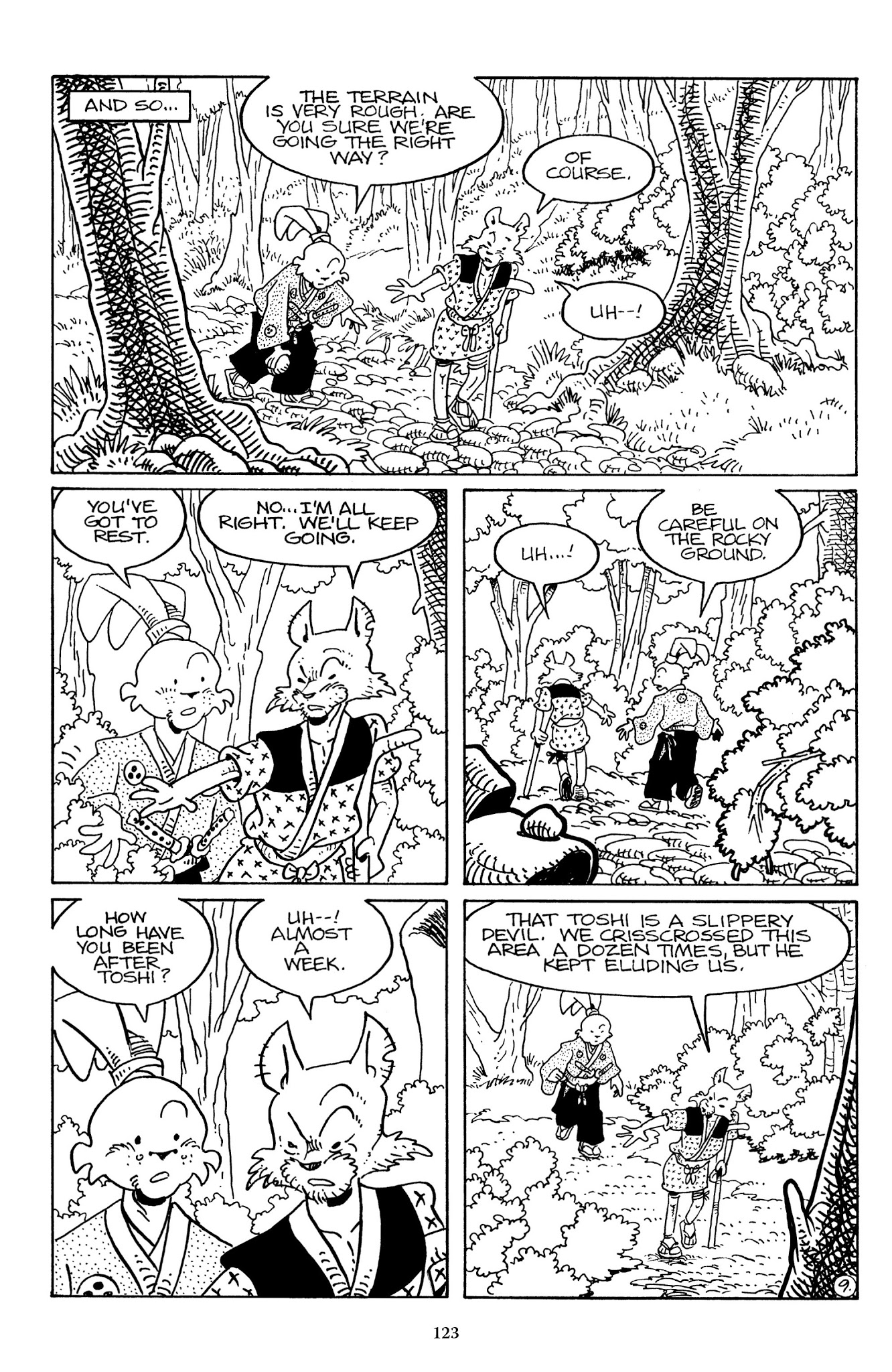 Read online The Usagi Yojimbo Saga comic -  Issue # TPB 7 - 119