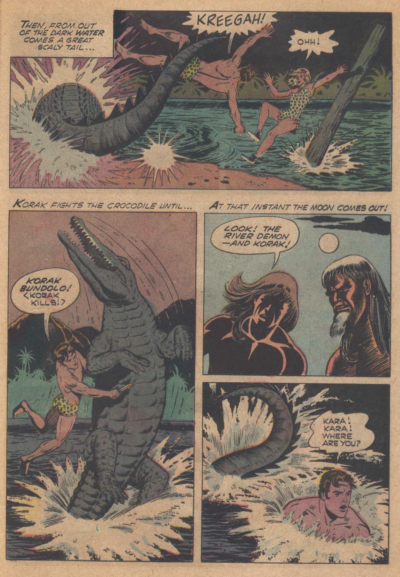 Read online Korak, Son of Tarzan (1964) comic -  Issue #20 - 21