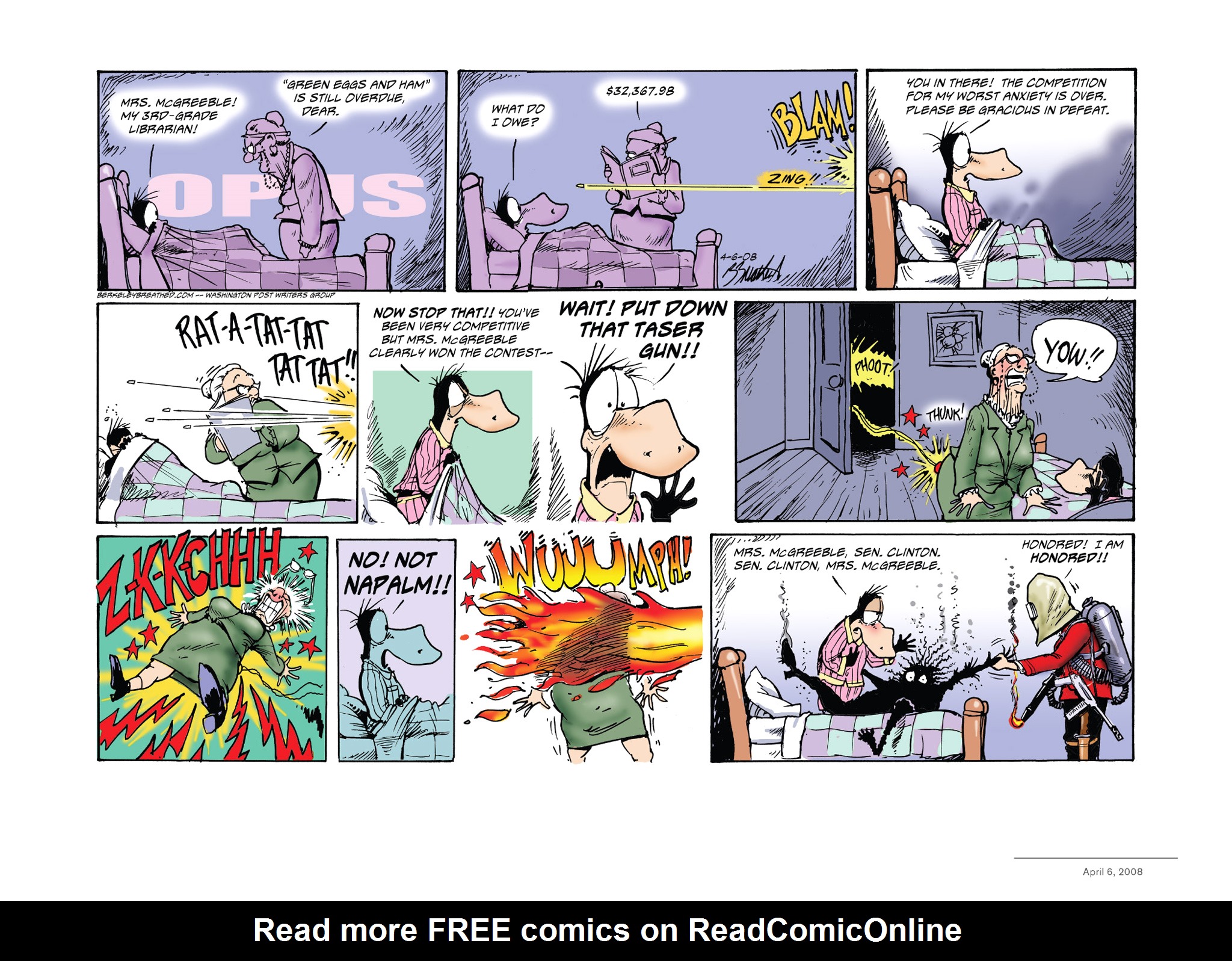 Read online Opus Complete Sunday Strips From 2003-2008 comic -  Issue # TPB (Part 3) - 37