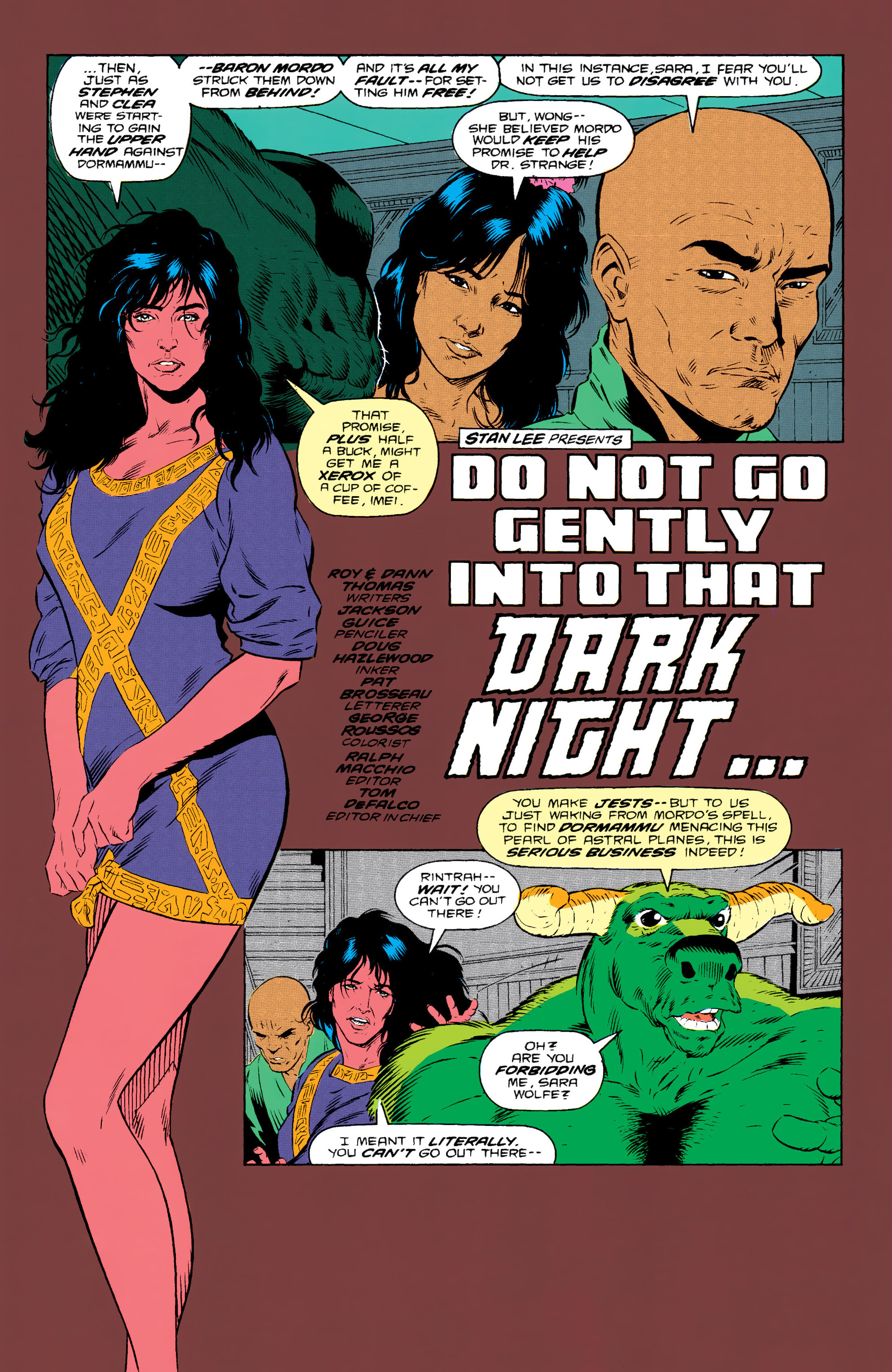 Read online Doctor Strange, Sorcerer Supreme Omnibus comic -  Issue # TPB 1 (Part 7) - 14