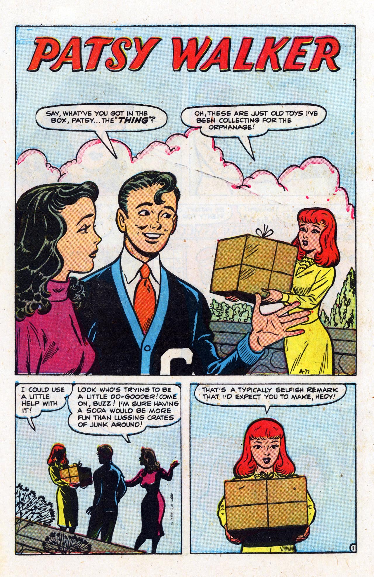 Read online Patsy Walker comic -  Issue #40 - 42