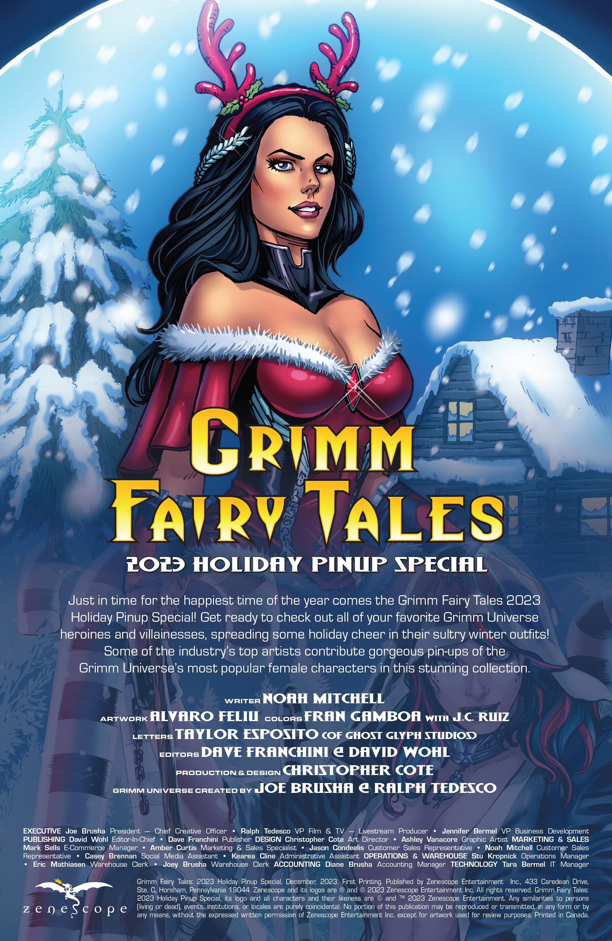 Read online Grimm Fairy Tales 2023 Holiday Pinup Special comic -  Issue # Full - 2