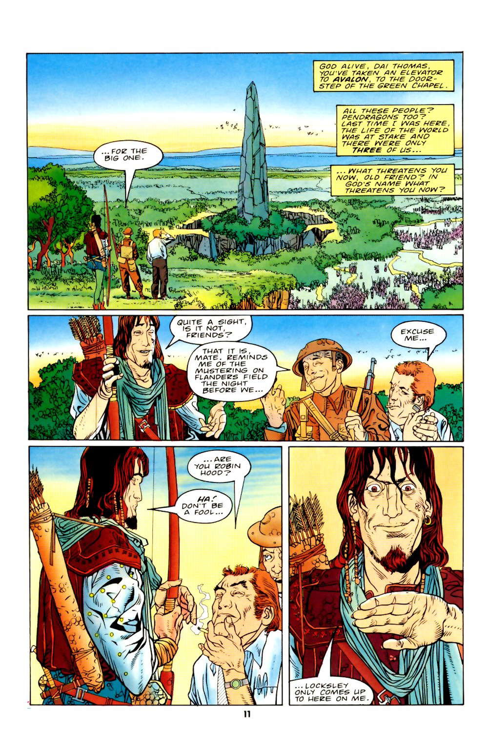 Read online The Knights of Pendragon comic -  Issue #18 - 11