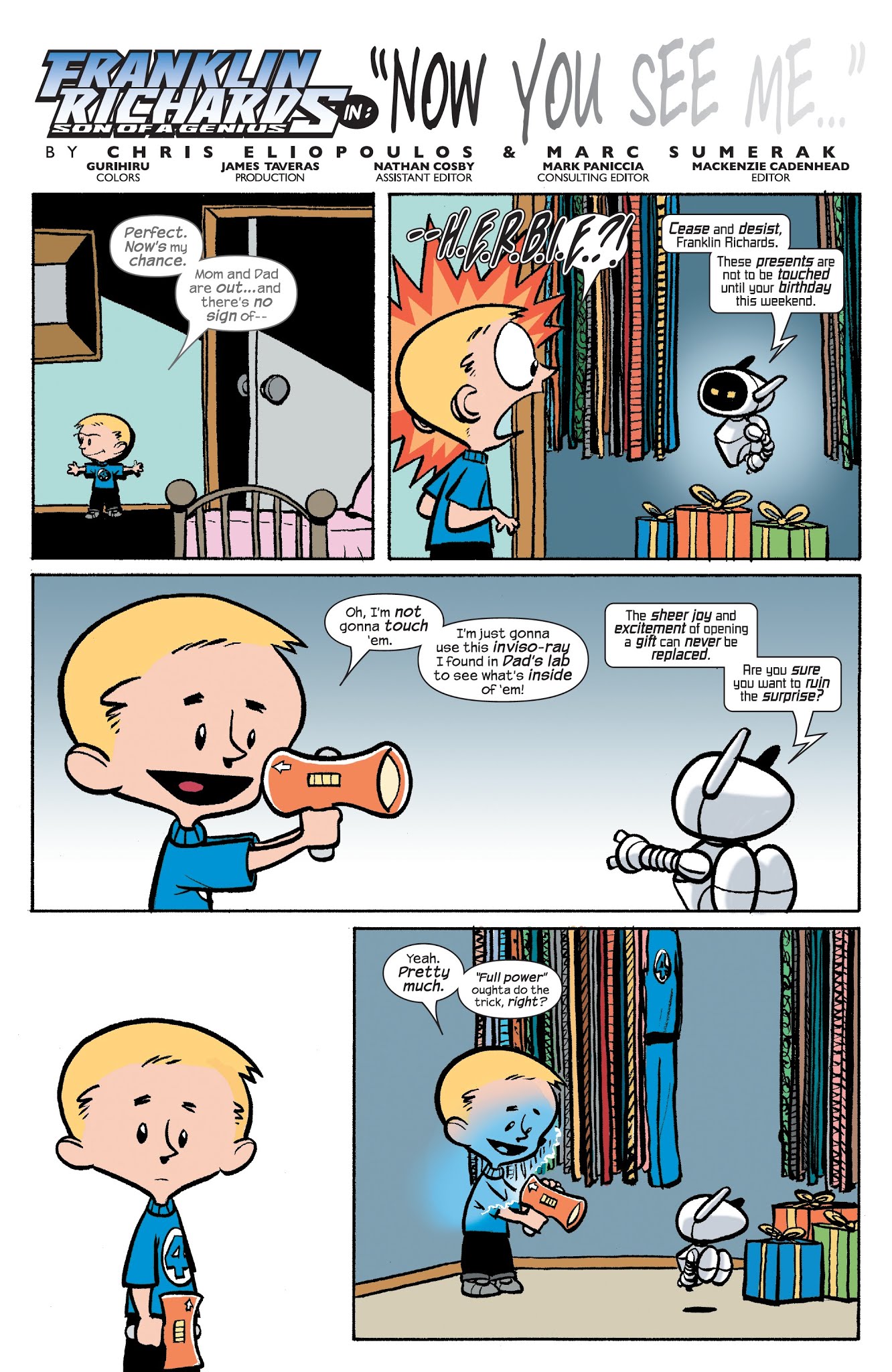 Read online Franklin Richards: A Fantastic Year comic -  Issue # TPB - 4