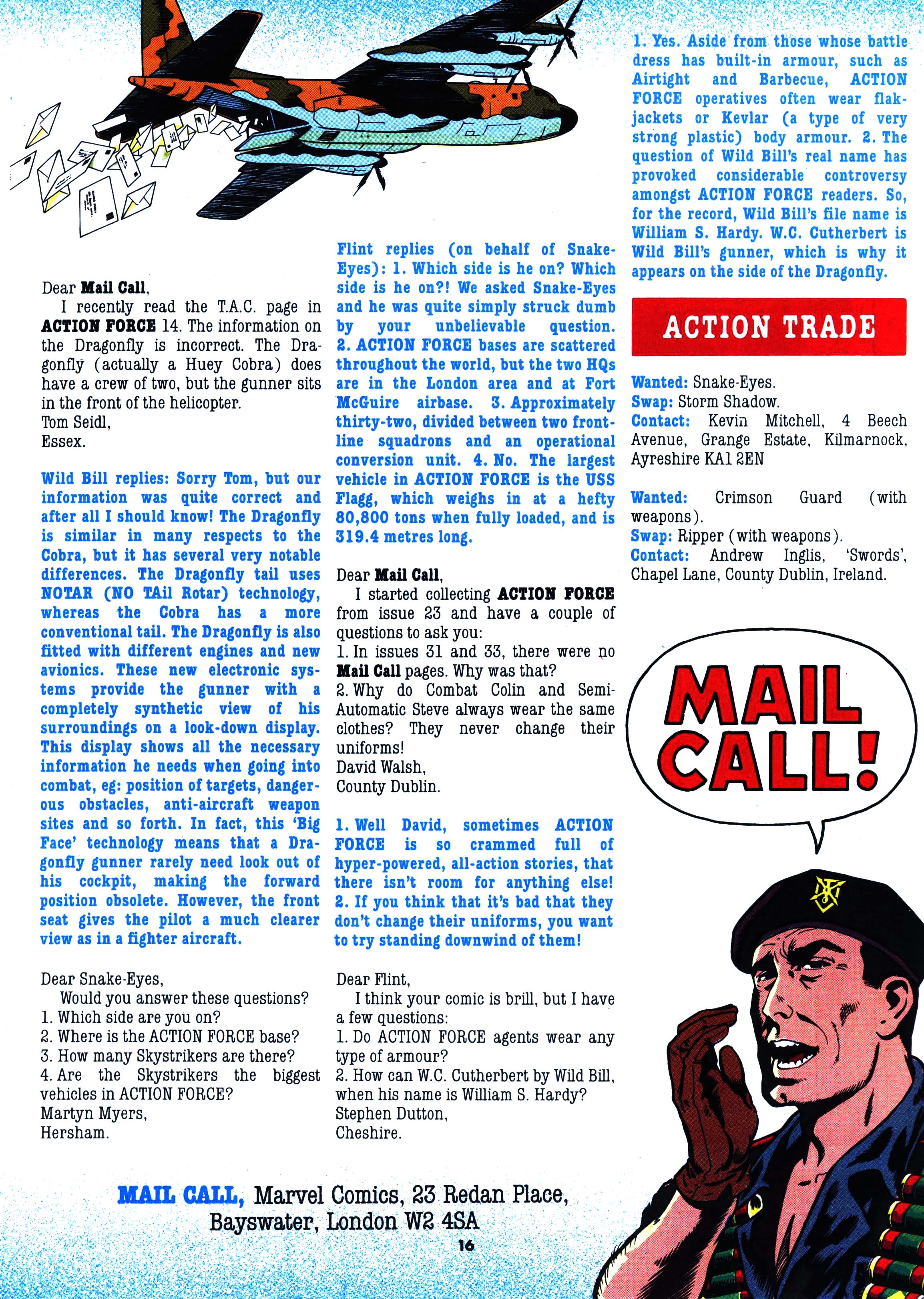Read online Action Force comic -  Issue #46 - 16