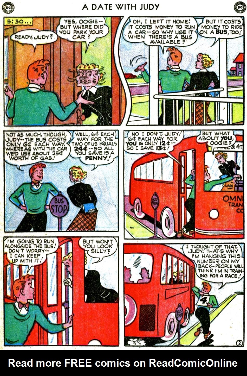 Read online A Date with Judy comic -  Issue #21 - 34
