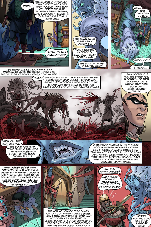 Read online Unsounded comic -  Issue #17 - 34