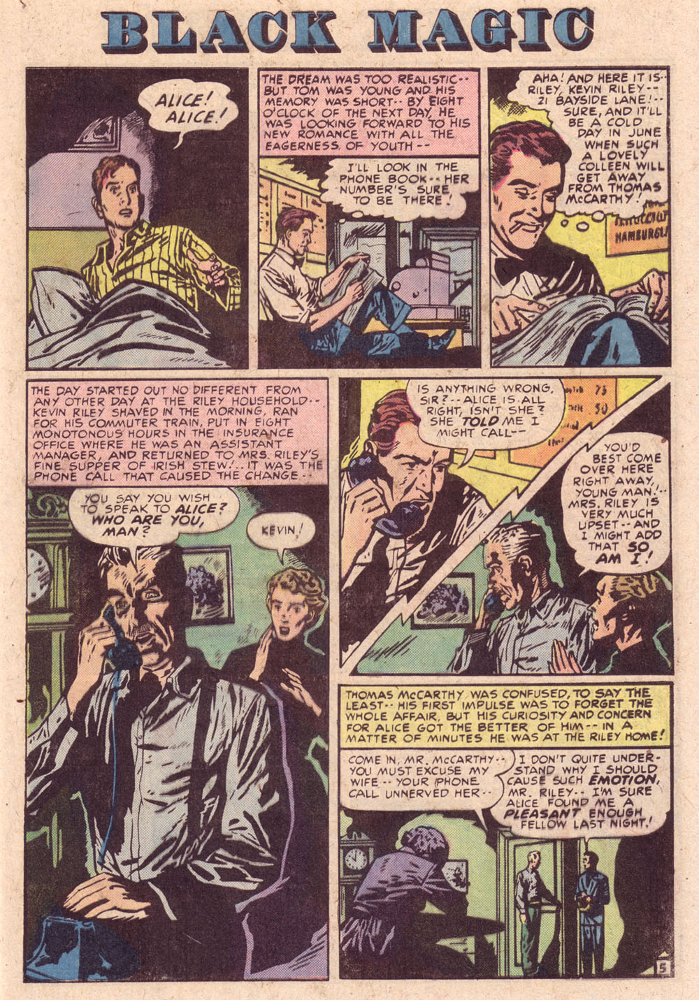 Read online Black Magic (1950) comic -  Issue #1 - 6