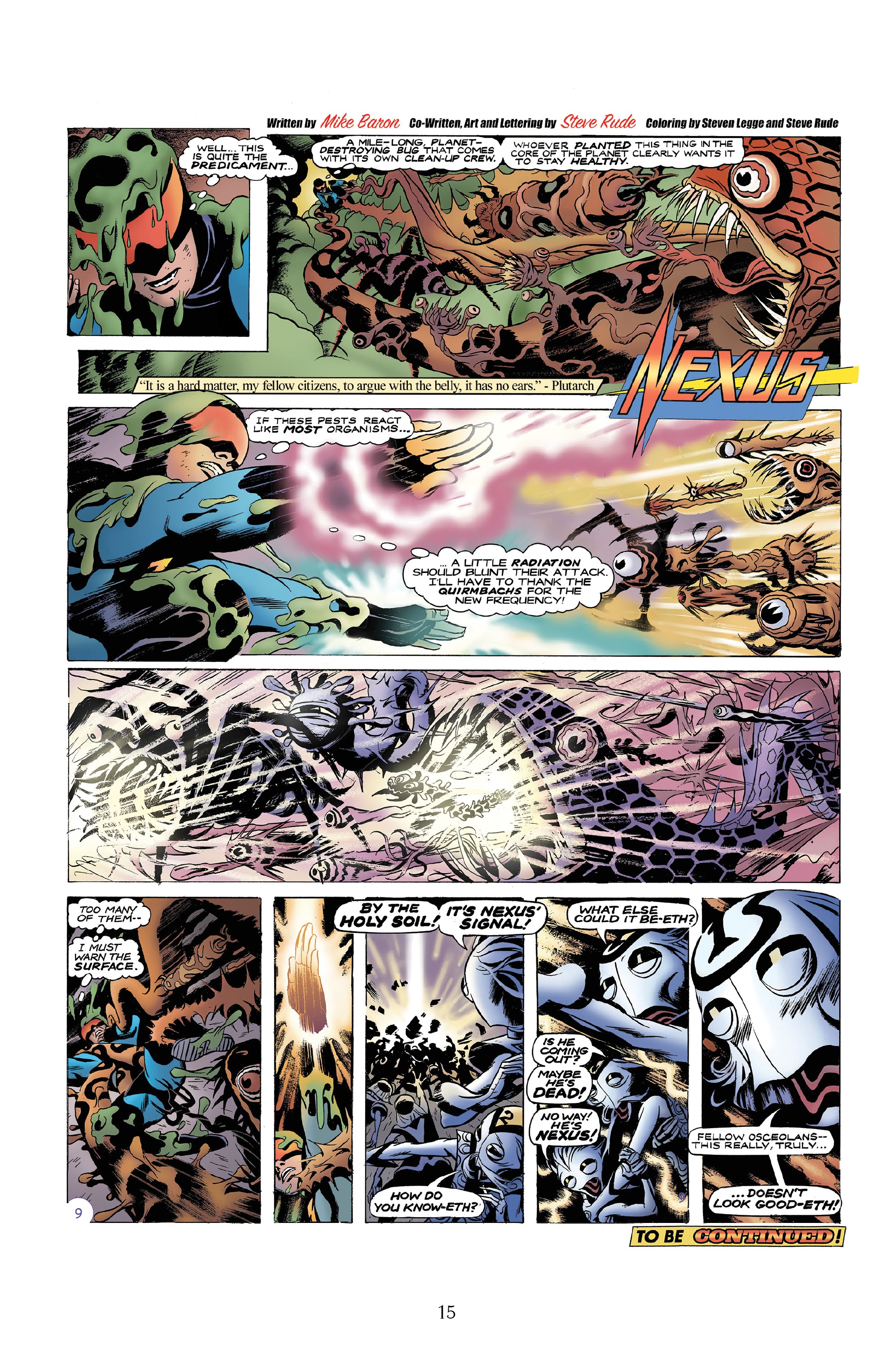 Read online Nexus Newspaper Strips: The Coming of Gourmando comic -  Issue # TPB (Part 1) - 14