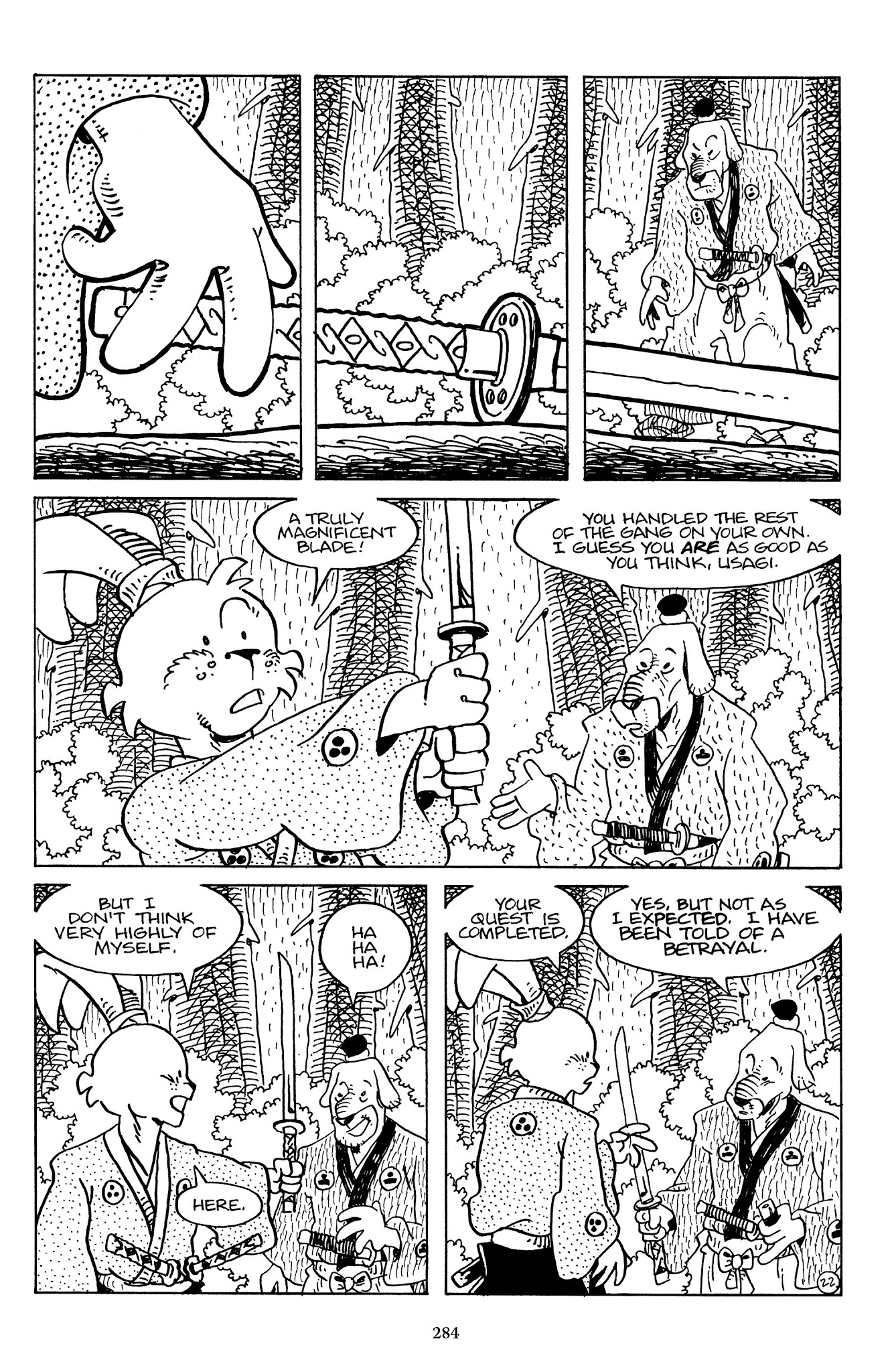 Read online The Usagi Yojimbo Saga comic -  Issue # TPB 7 - 279