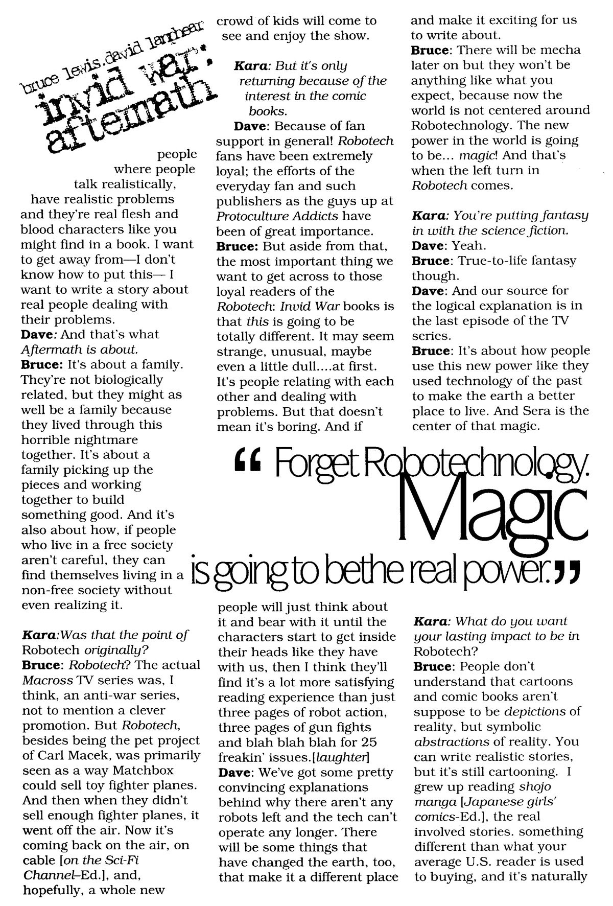 Read online Robotech: Return to Macross comic -  Issue #7 - 34