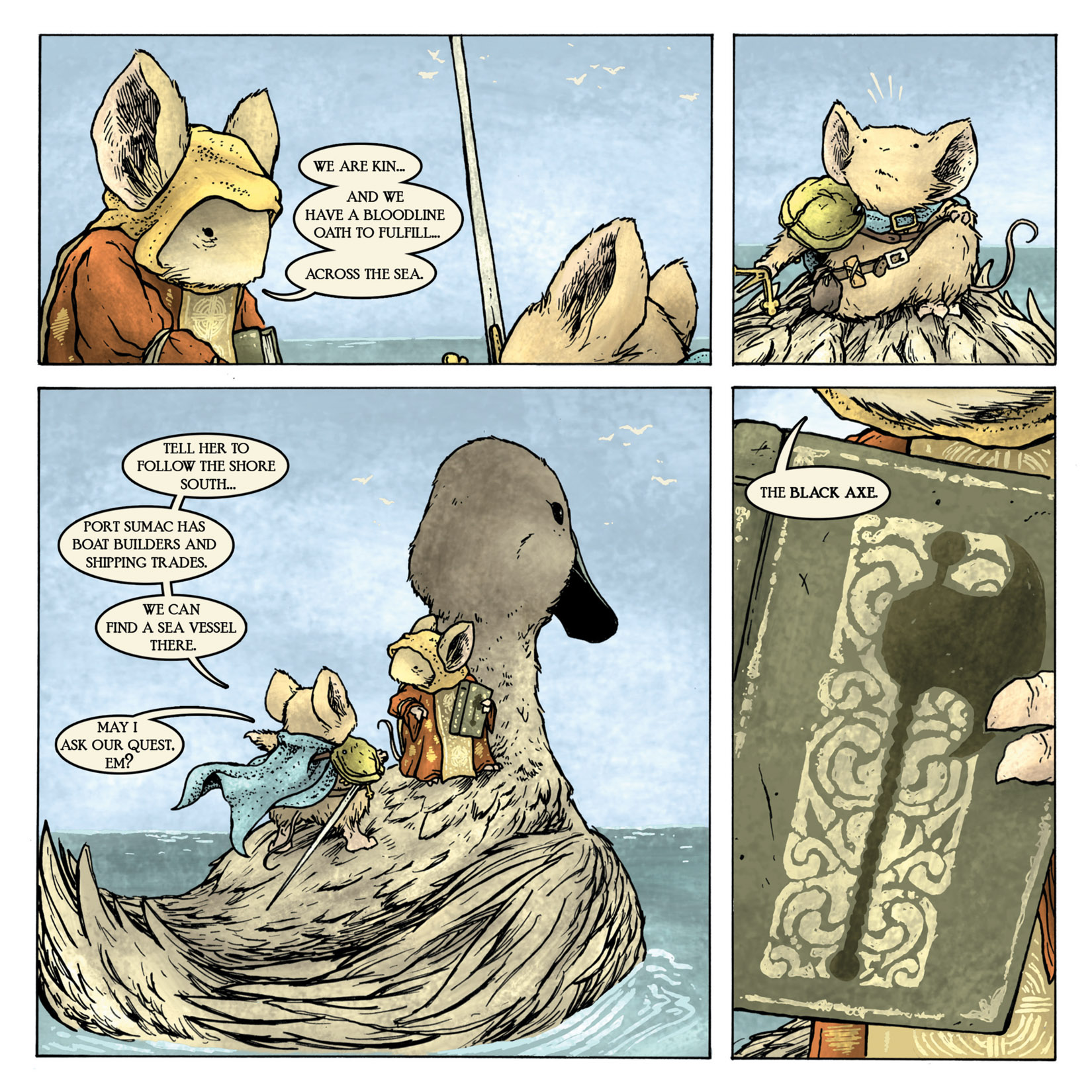Read online Mouse Guard: The Black Axe comic -  Issue #1 - 25