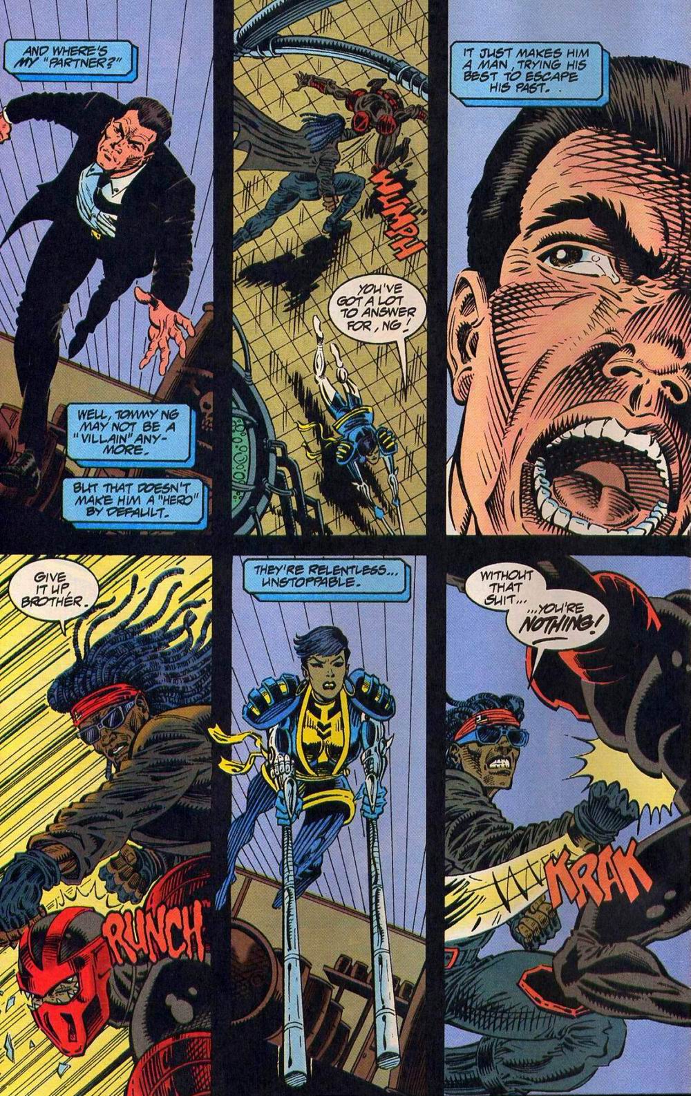 Read online Night Thrasher comic -  Issue #14 - 17
