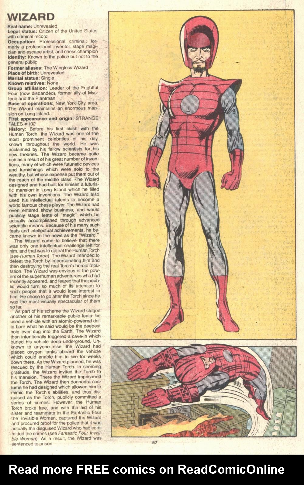 Read online The Official Handbook of the Marvel Universe Deluxe Edition comic -  Issue #14 - 59