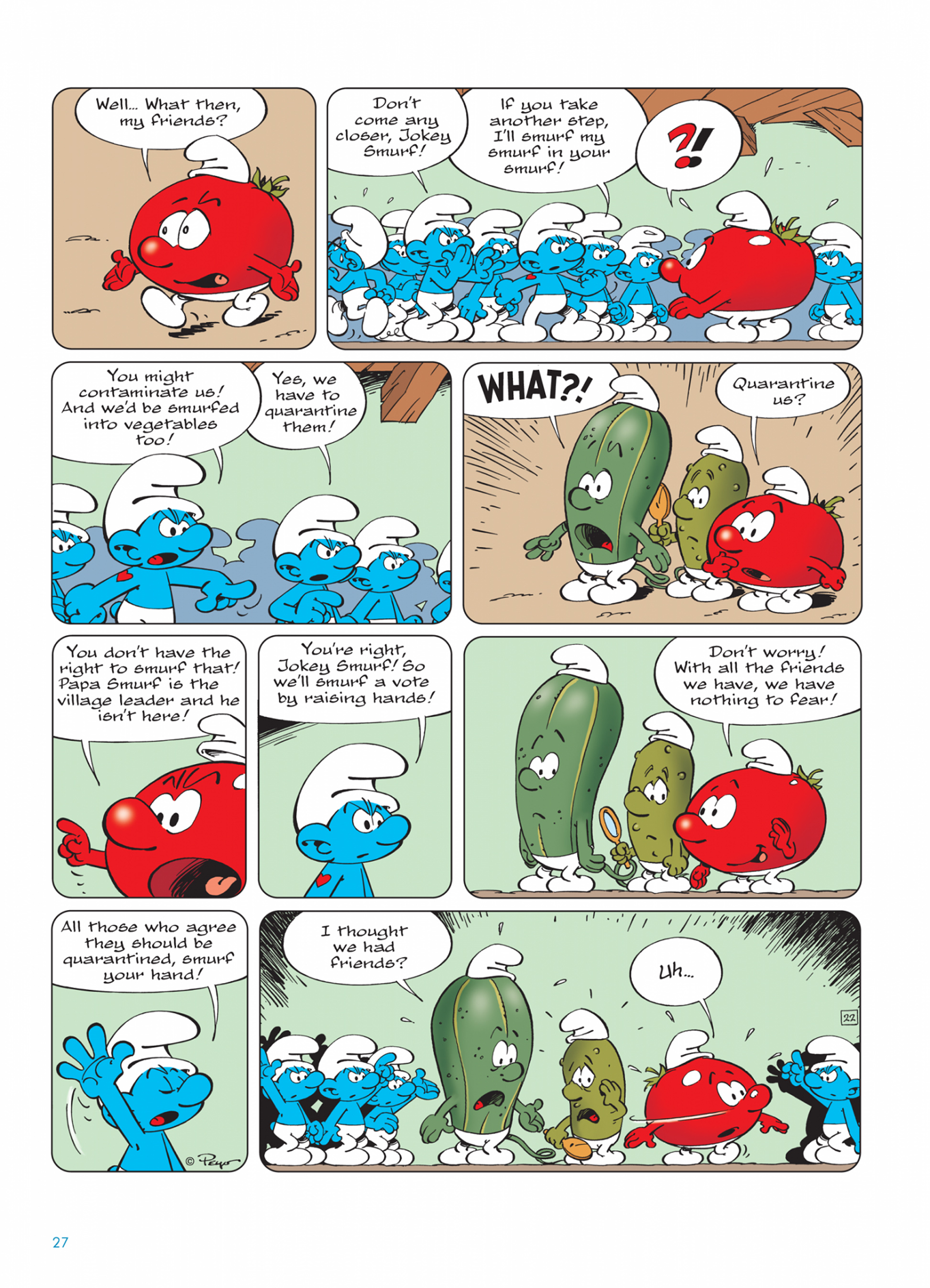 Read online The Smurfs comic -  Issue #26 - 27
