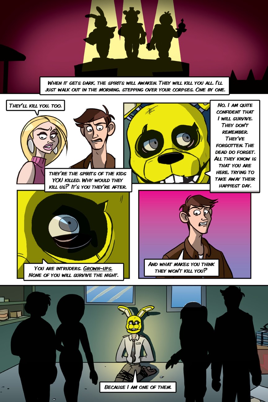 Read online Five Nights At Freddy's comic -  Issue # The Silver Eyes (Part 2) - 62
