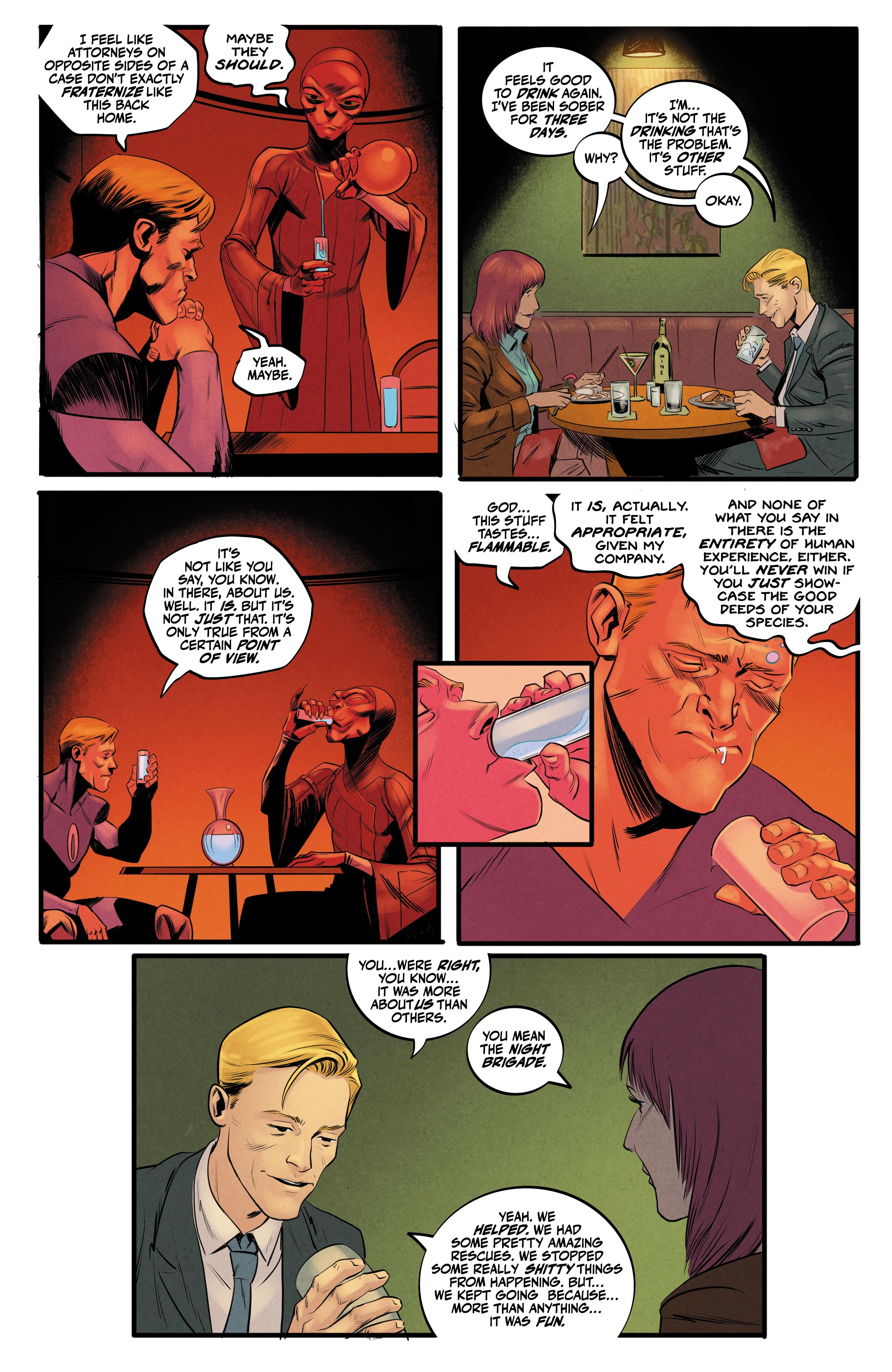 Read online The Blue Flame comic -  Issue #5 - 20