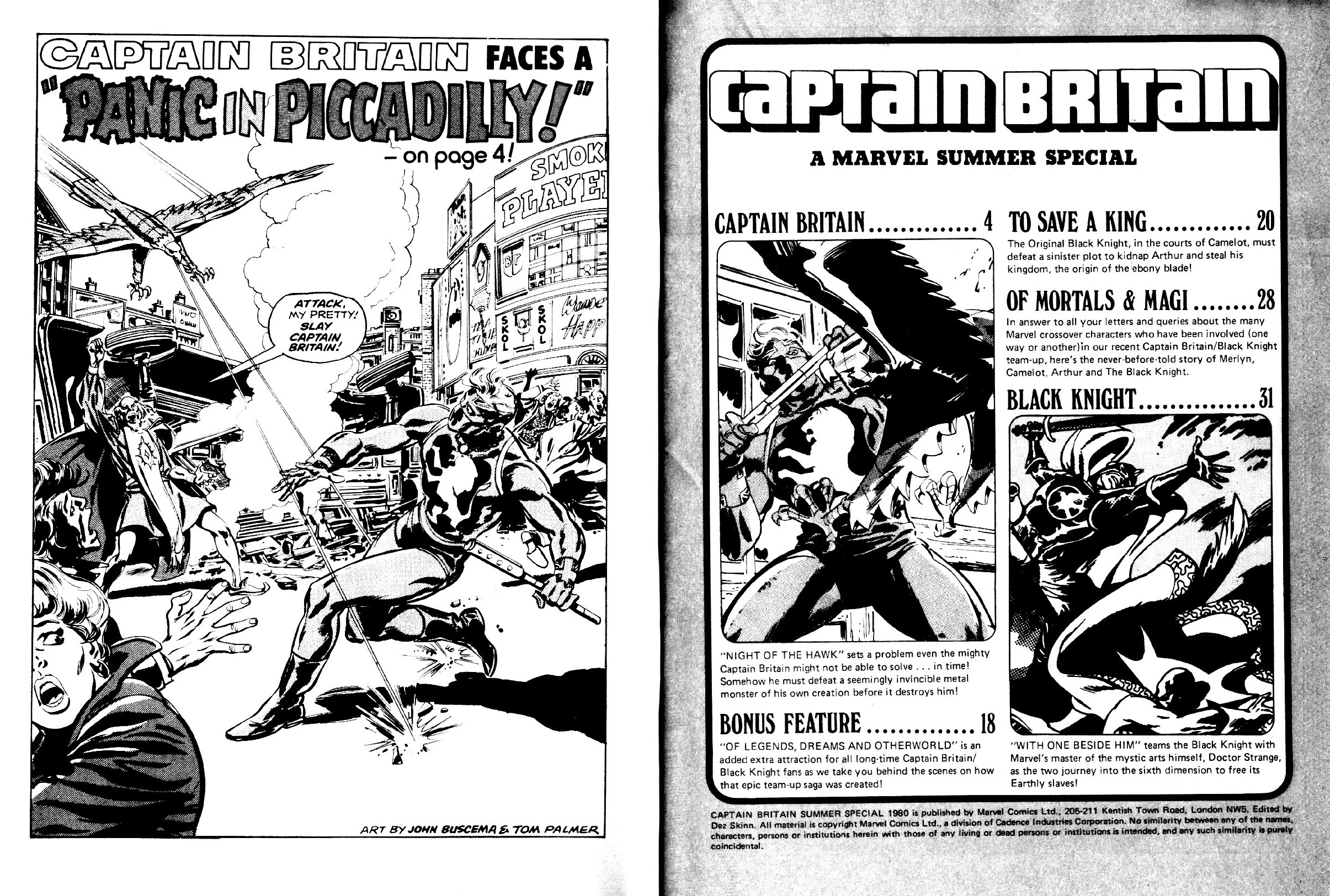 Read online Captain Britain (1976) comic -  Issue # _Special 2 - 2
