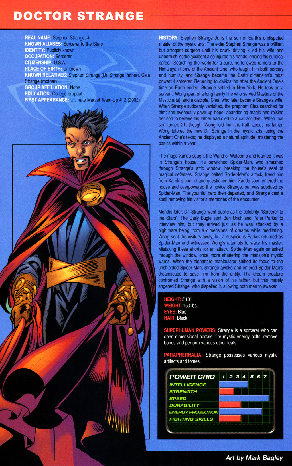 Read online Official Handbook of the Ultimate Marvel Universe 2005: The Fantastic Four & Spider-Man comic -  Issue # Full - 8