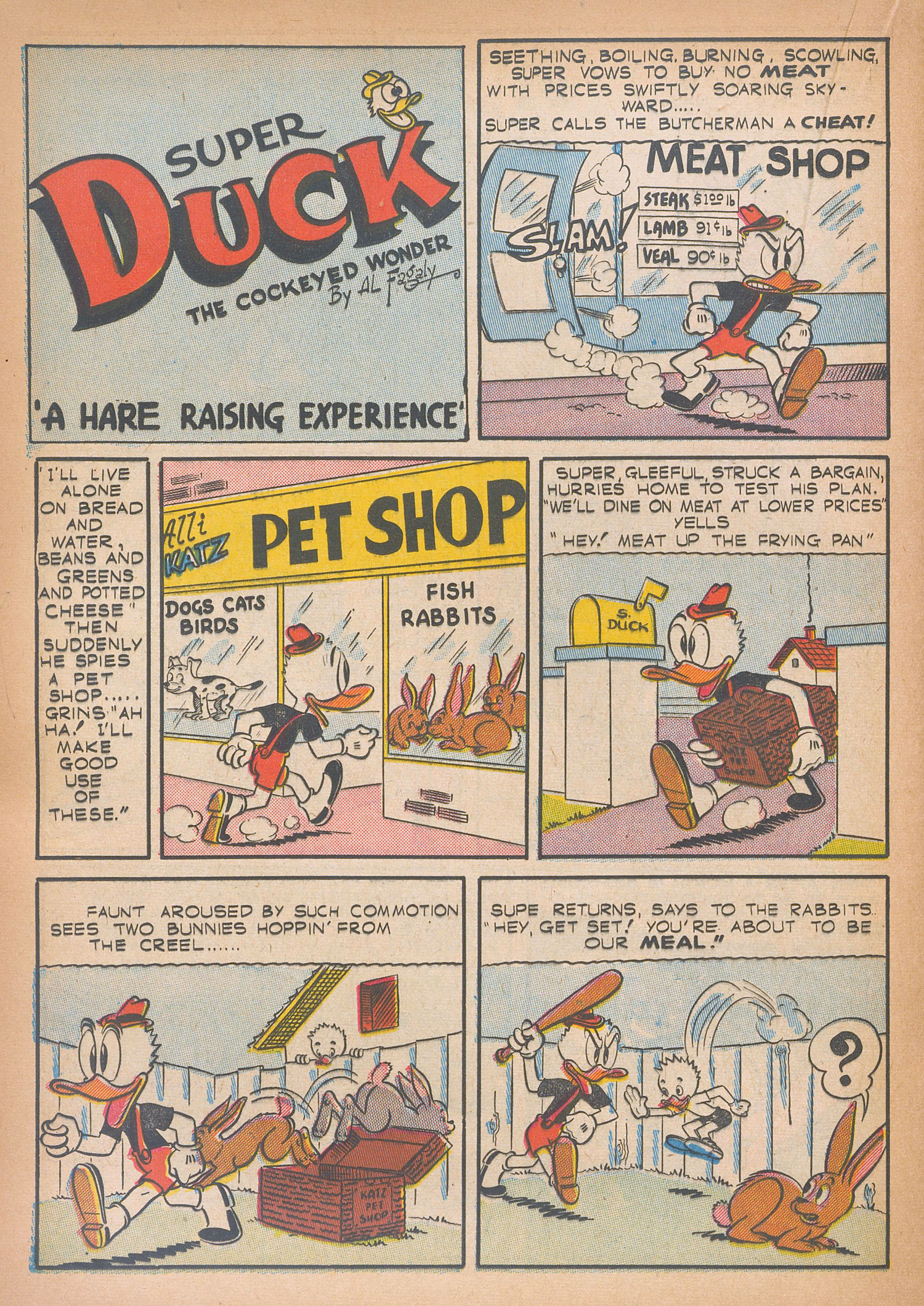 Read online Super Duck Comics comic -  Issue #22 - 28