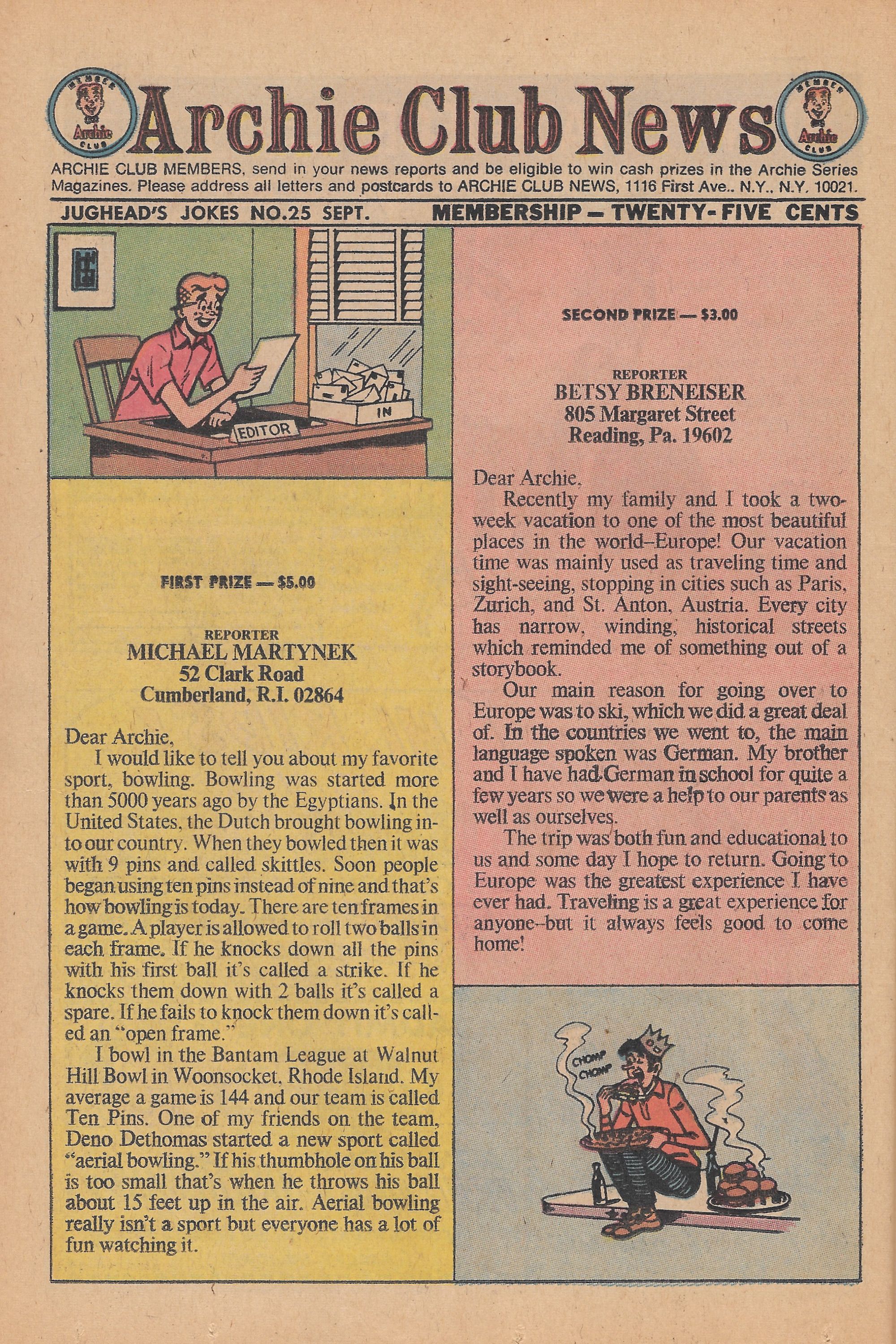 Read online Jughead's Jokes comic -  Issue #25 - 42