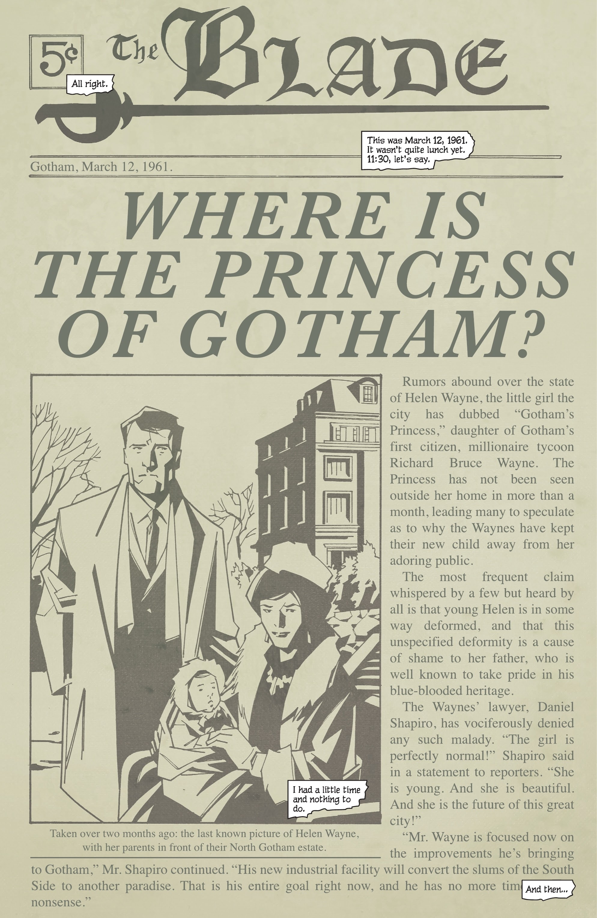 Read online Gotham City: Year One comic -  Issue #1 - 3