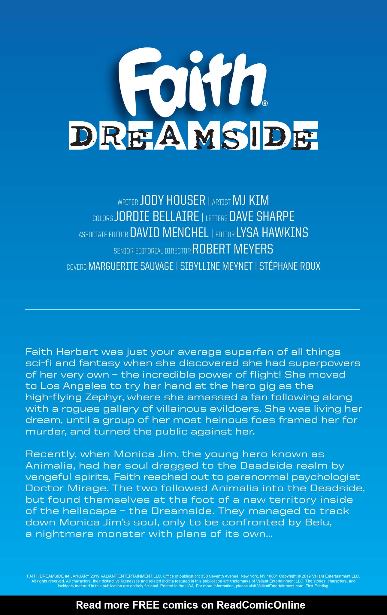 Read online Faith Dreamside comic -  Issue #4 - 2