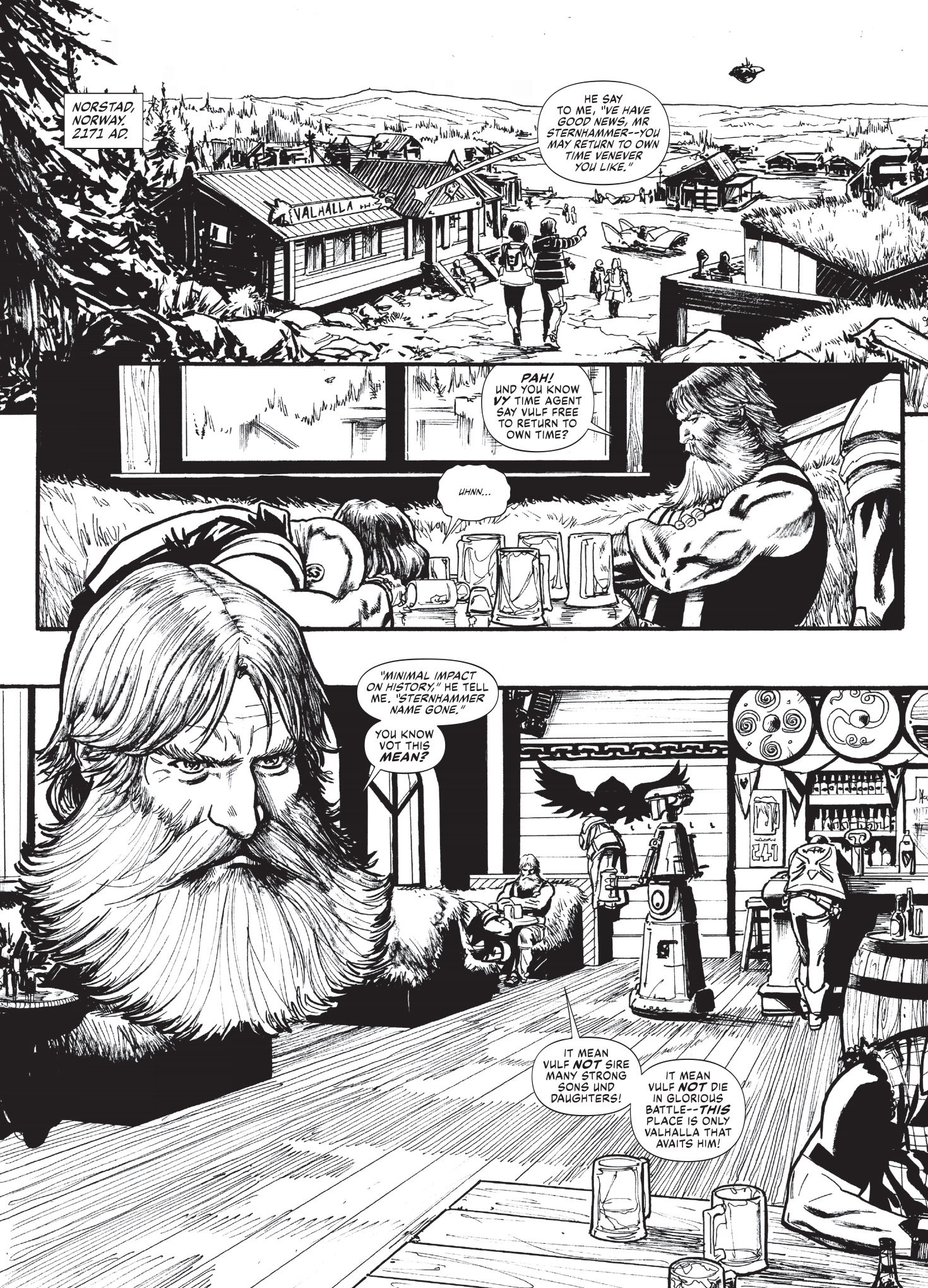 Read online Strontium Dog: The Son comic -  Issue # TPB - 113
