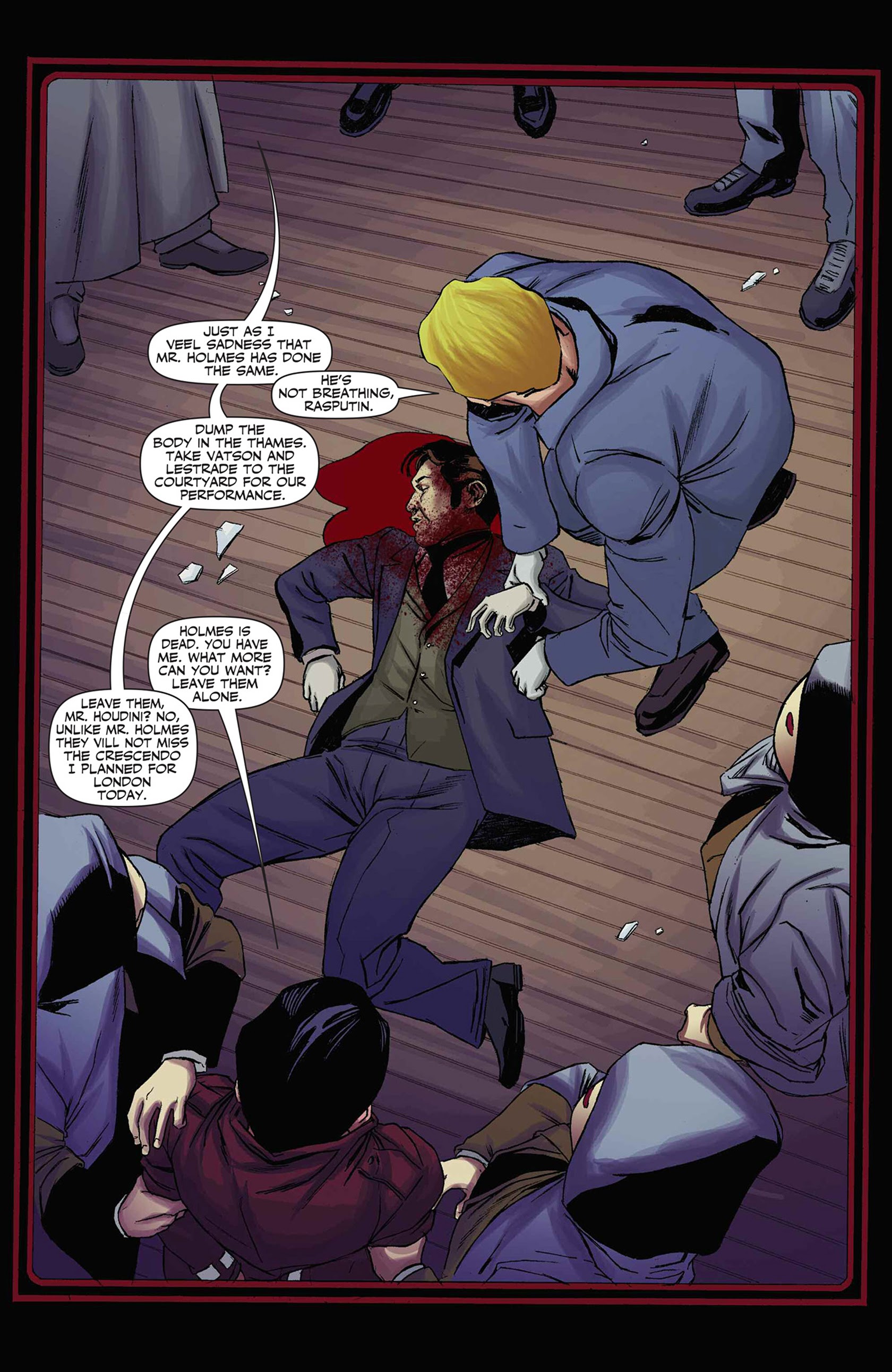 Read online Sherlock Holmes vs. Harry Houdini comic -  Issue #5 - 4