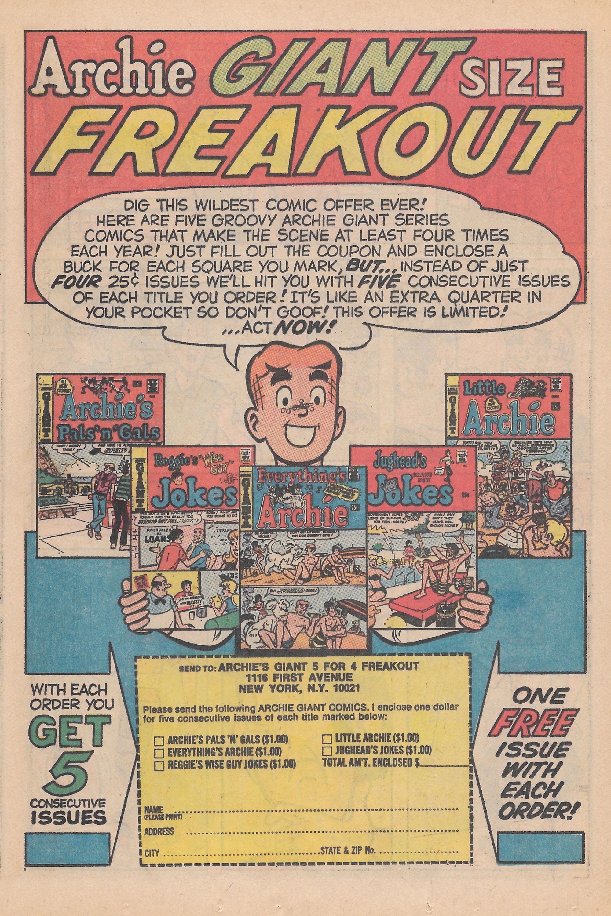 Read online Jughead's Jokes comic -  Issue #16 - 9