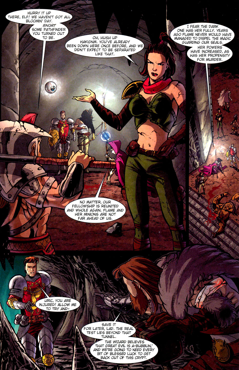 Read online Dungeons & Dragons: Tempests Gate comic -  Issue #4 - 18