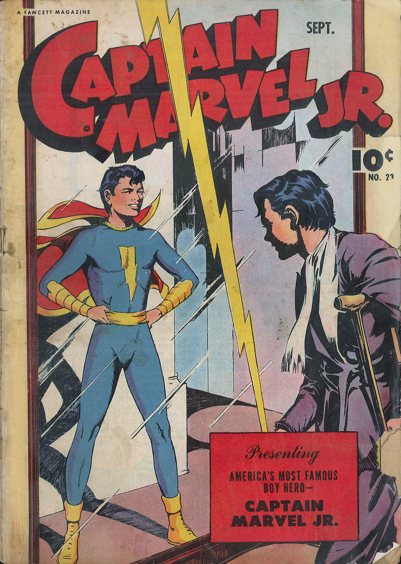 Read online Captain Marvel, Jr. comic -  Issue #23 - 1