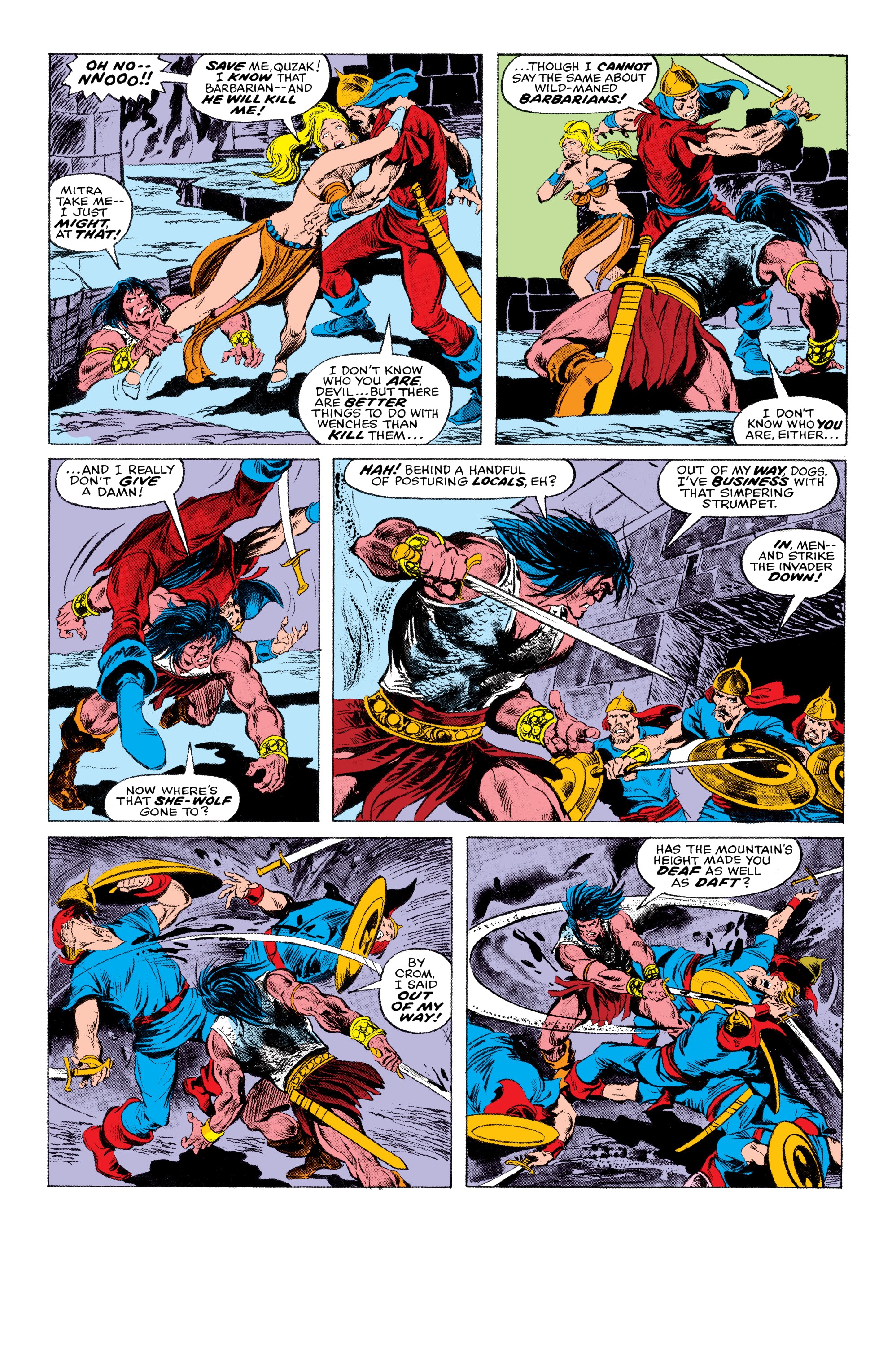 Read online Conan the Barbarian Epic Collection: The Original Marvel Years - Of Once and Future Kings comic -  Issue # TPB (Part 3) - 76