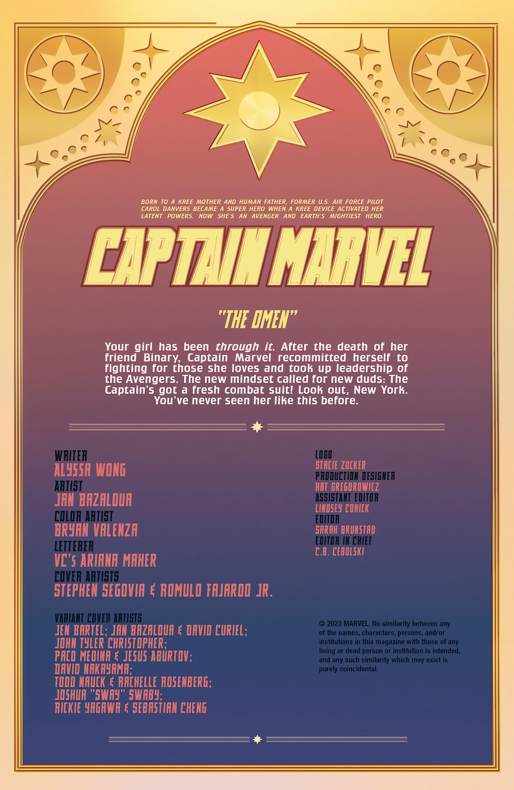 Captain Marvel (2023) issue 1 - Page 2