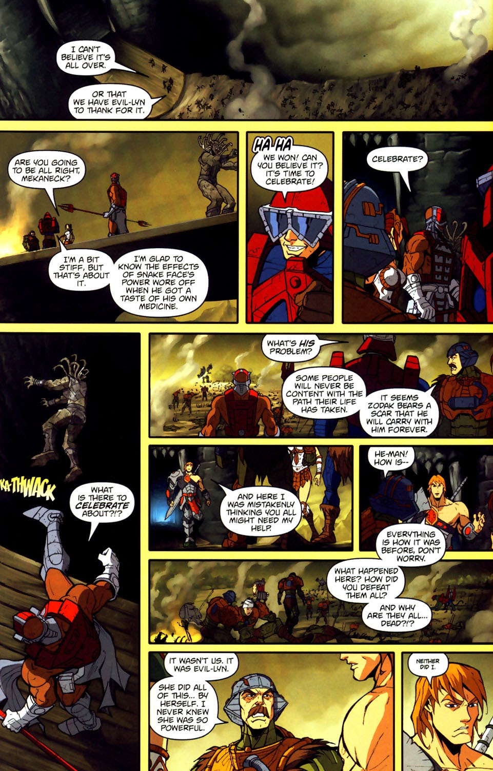 Read online Masters of the Universe Rise of the Snake Men comic -  Issue #3 - 21