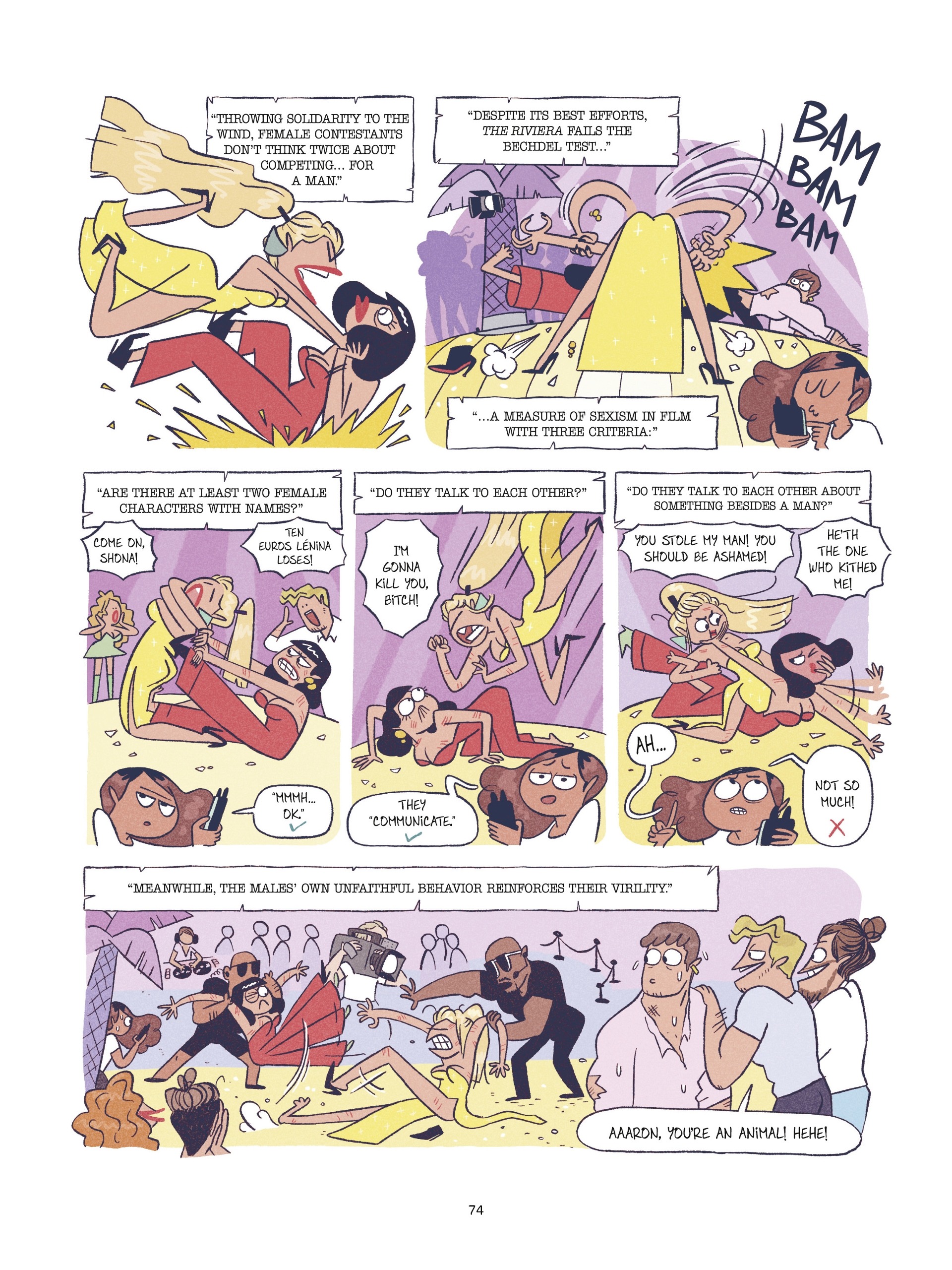 Read online Praising the Surface Behind the Scenes of Reality TV comic -  Issue # TPB - 68