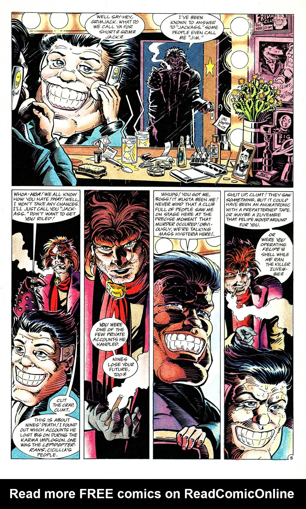Read online Grimjack comic -  Issue #72 - 5