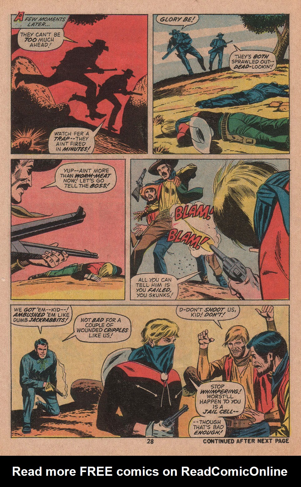 Read online The Outlaw Kid (1970) comic -  Issue #12 - 29