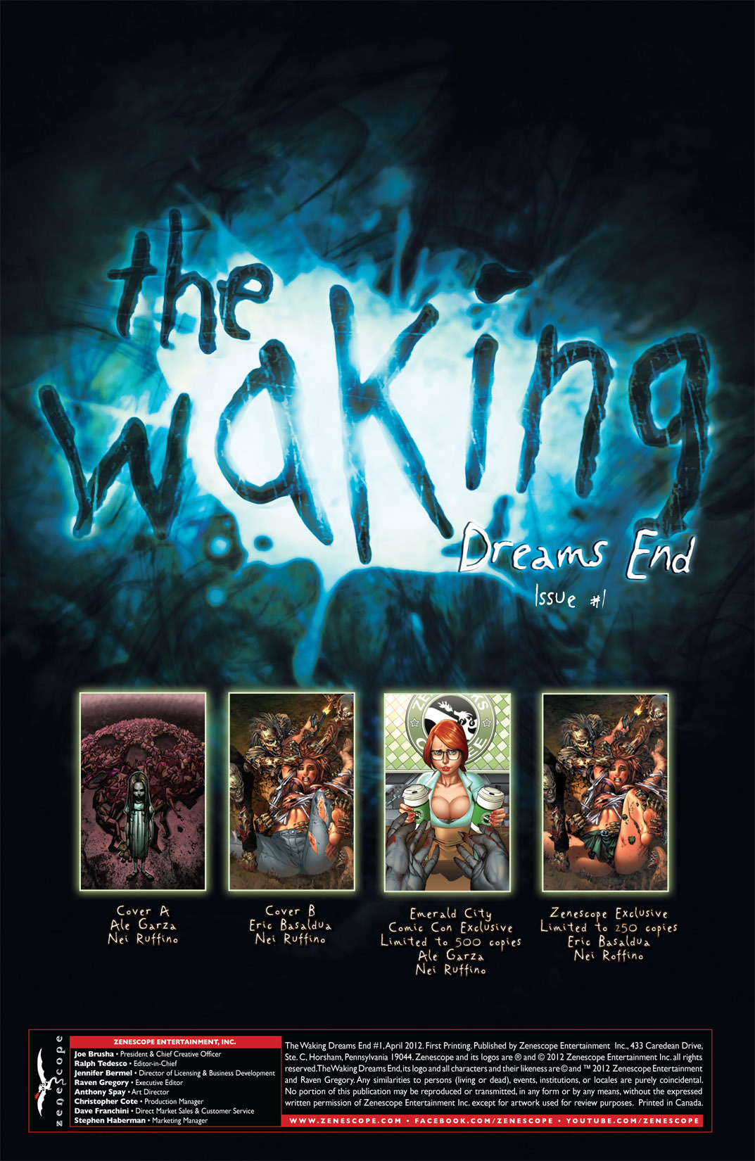 Read online The Waking: Dreams End comic -  Issue #1 - 2