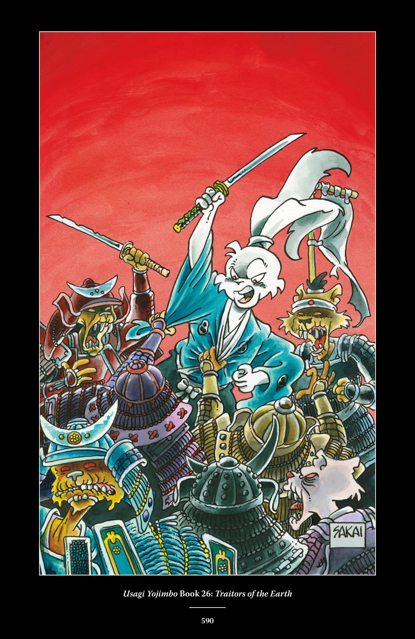 Read online The Usagi Yojimbo Saga comic -  Issue # TPB 7 - 580