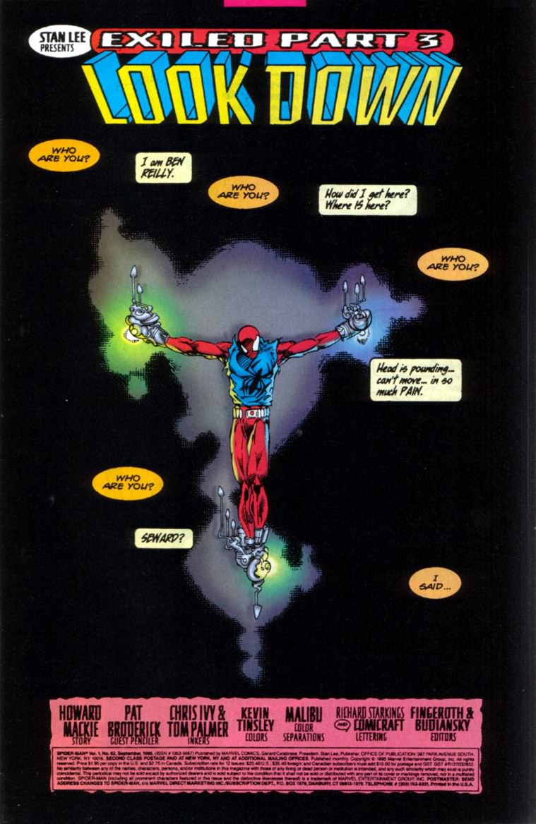 Read online Spider-Man (1990) comic -  Issue #62 - Look Down - 2
