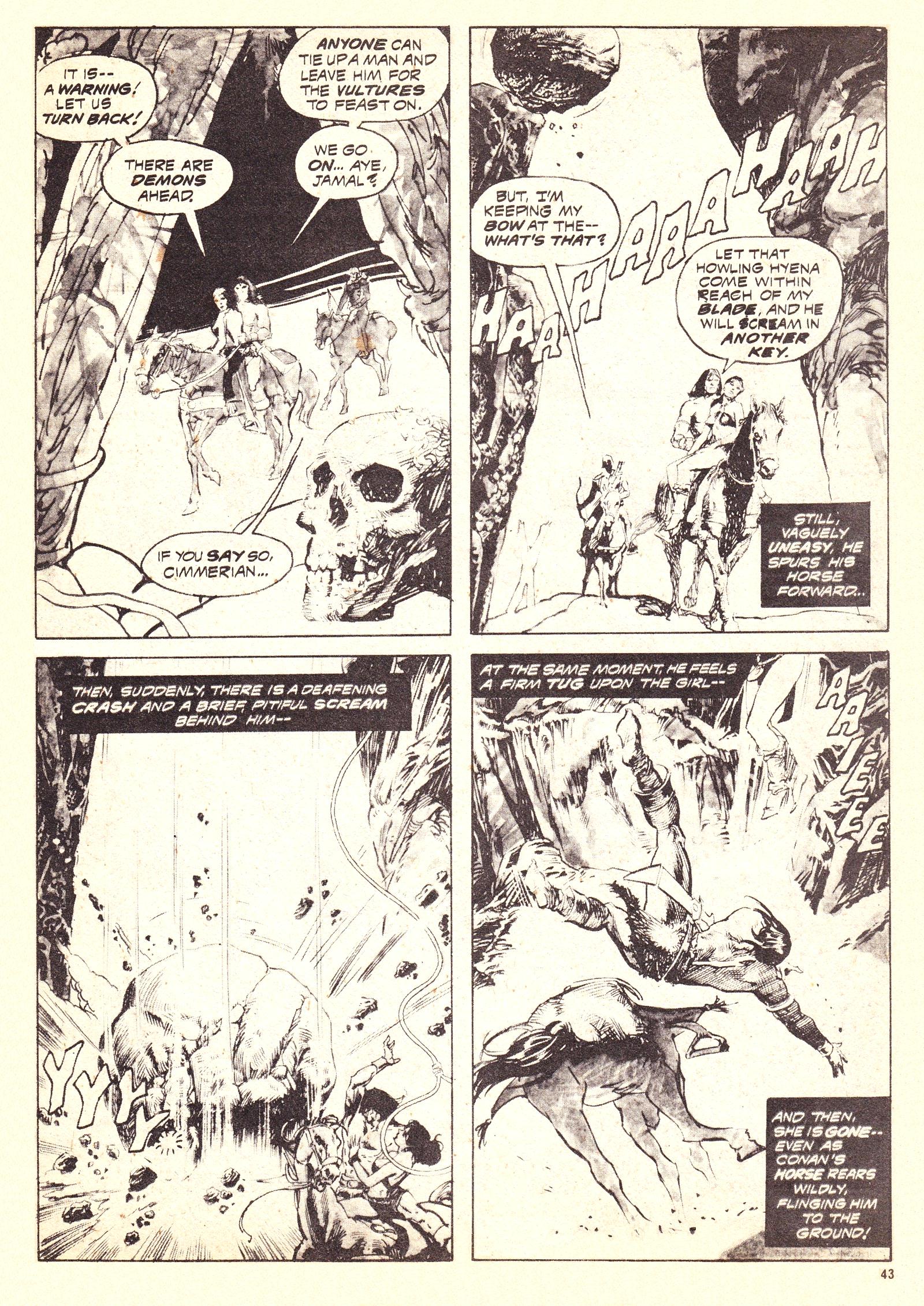 Read online The Savage Sword of Conan (1975) comic -  Issue #7 - 43